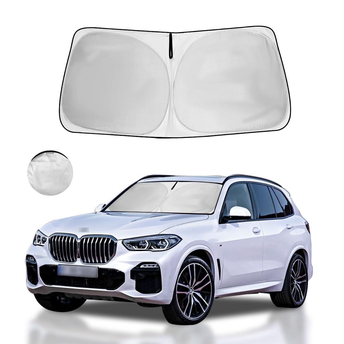 Hohuigo Windshield Sun Shade For Bmw X5 2025 2024 2023 2022 2021 2020 2019 M Sport Xline Front Window Sunshade Suv Accessories F