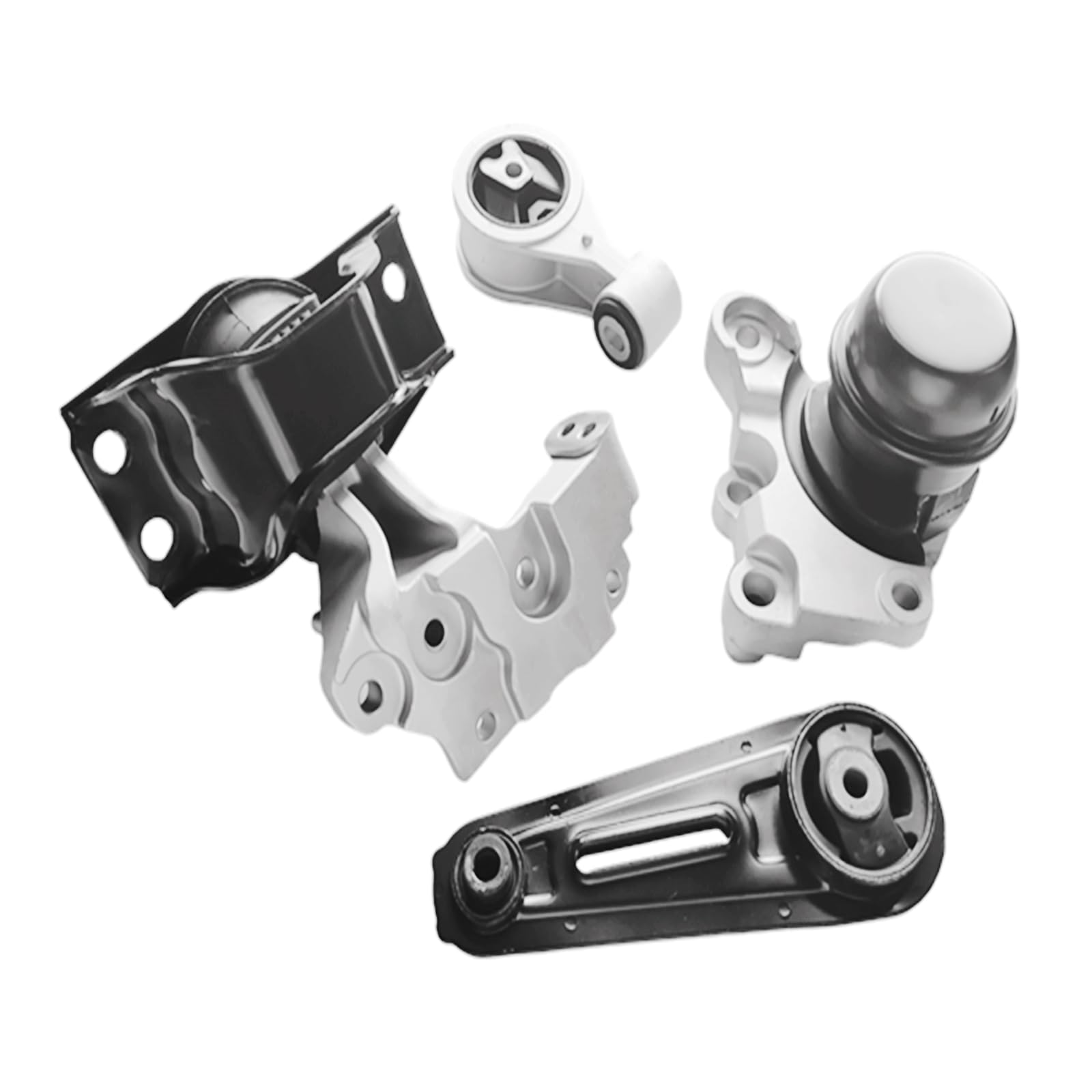 4Pcs Engine Motor Mount kit Compatible with Nissan Rogue 2008 2009 2010 2011 2012 2013 2.5L 2014 2015 Rogue Select 2.5L 2WD A737