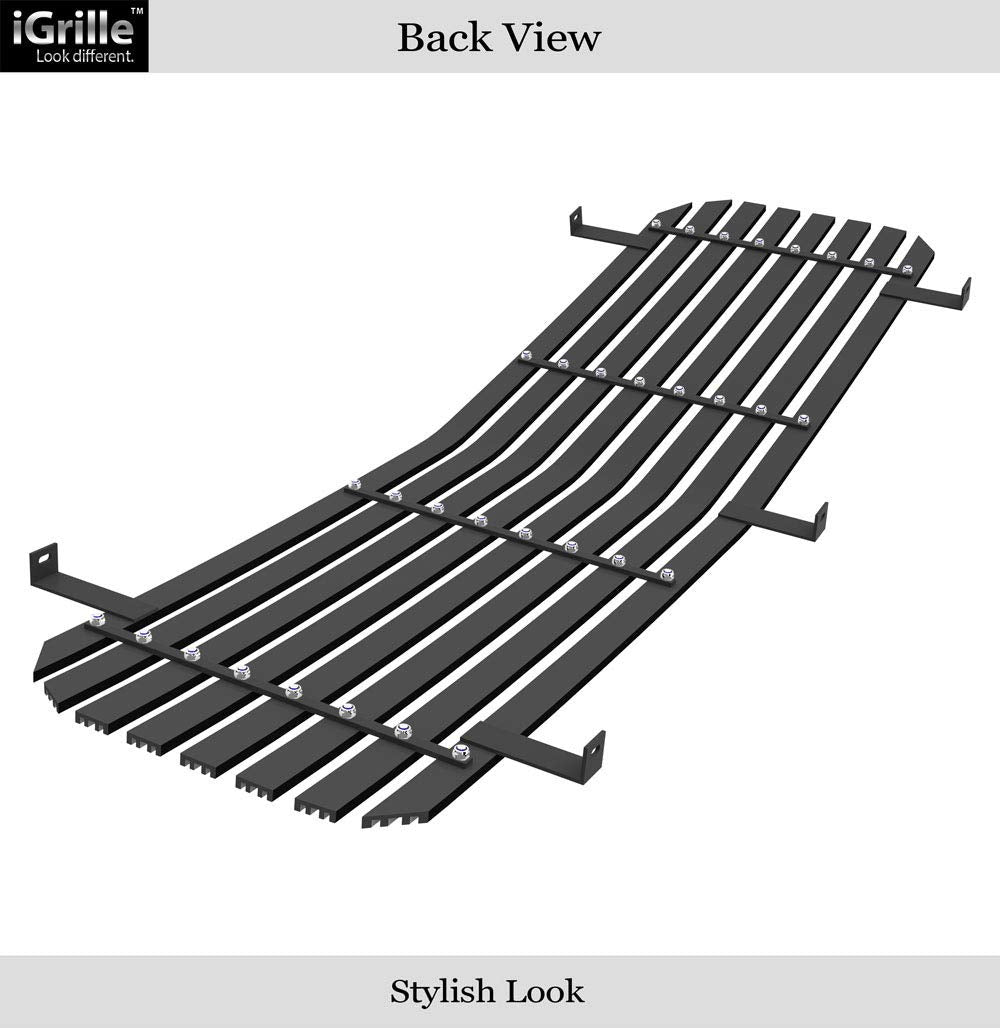 APS Compatible with GMC Suburban 1994-1999 & 94-99 Yukon & 94-98 C K Pickup Main Upper Stainless Steel SS Chrome Billet Front Grill Grille Insert G85012A