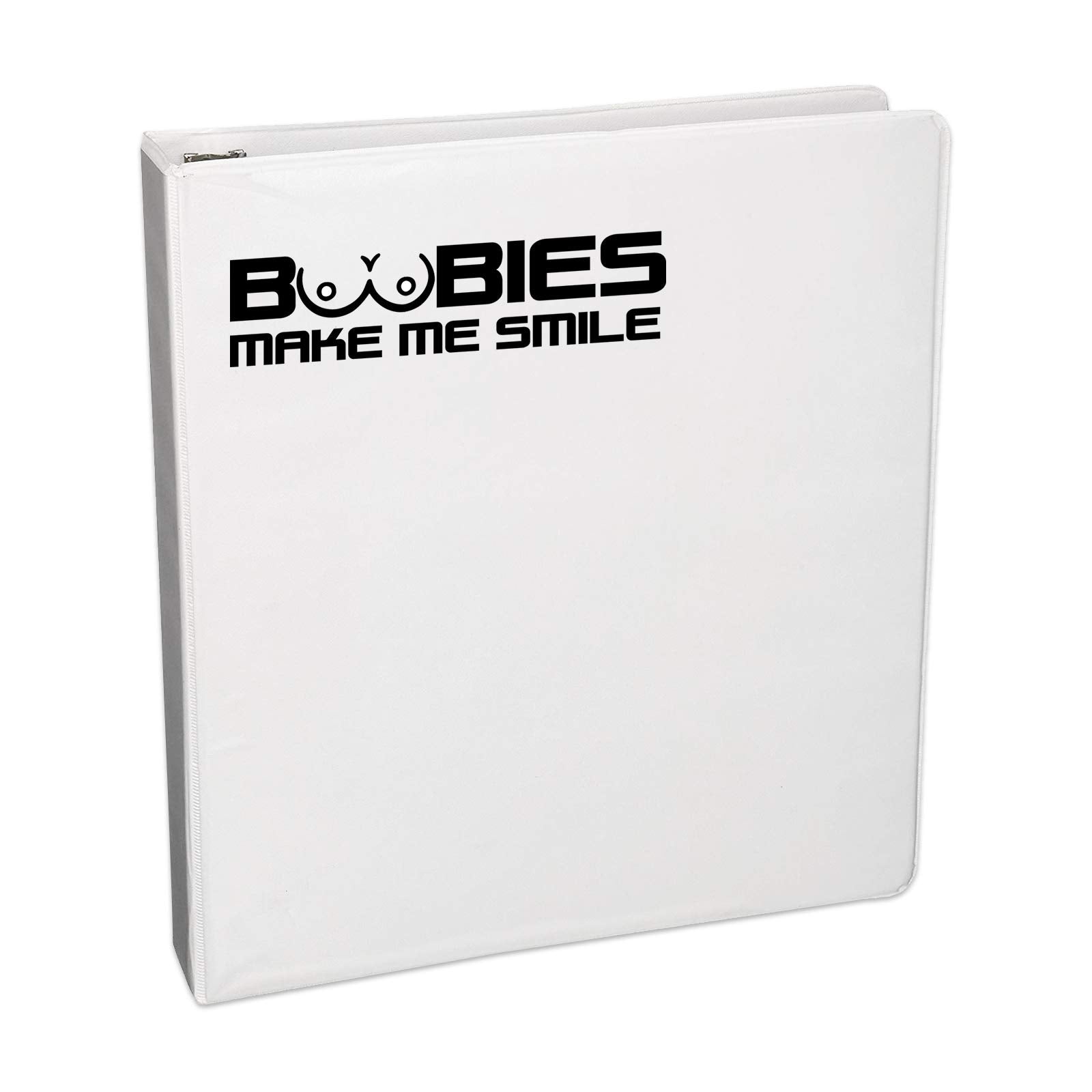 Bargain Max Decals Crawford Graphix Rude Funny Boobies Make Me Smile 6 Black Bumper Sticker Decal for Car, Van, Bike