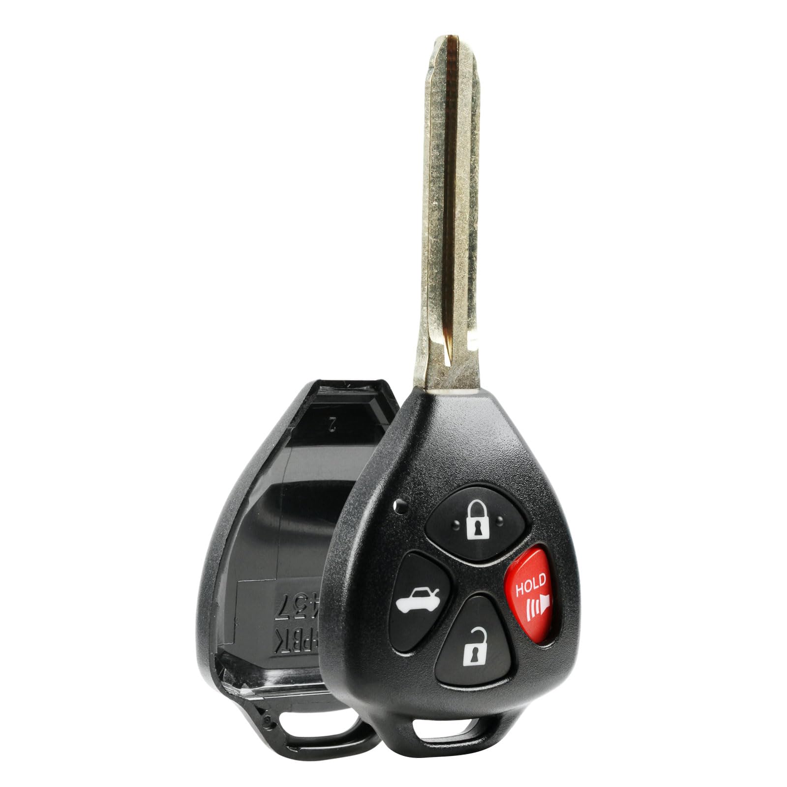 Key Fob Keyless Entry Remote Shell Case & Pad fits Toyota 2008-2013 Avalon / 2007-2011 Camry / 2008-2013 Corolla / 2009-2014 Ven