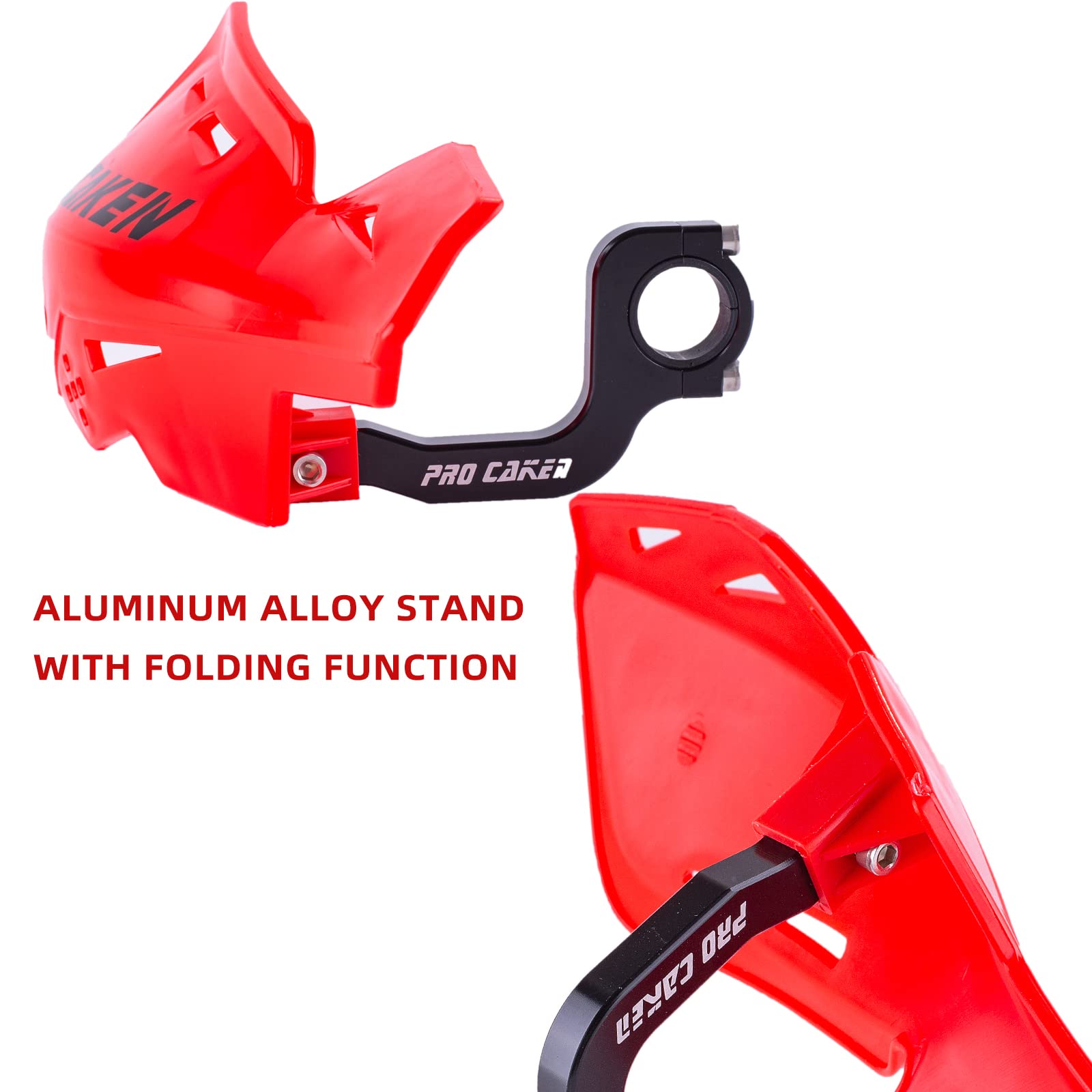 Pro Caken Universal 7/8'' 22Mm And 1 1/8'' 28Mm Handle Bar Hand Guards Cnc Bracket For Dirt Bike Motocross Atv Scooter For Crf K