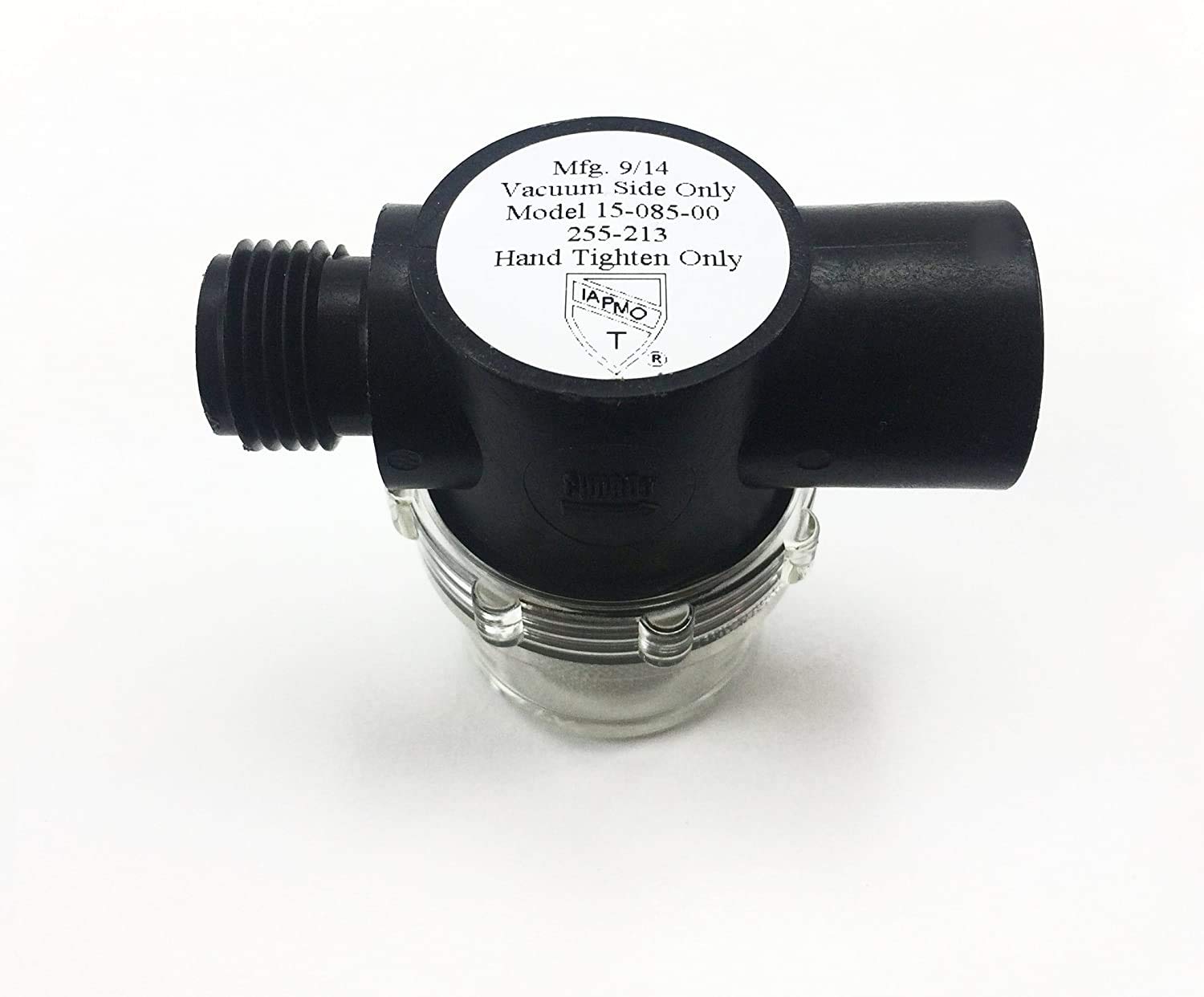 Shurflo 12V RV Water Pump 3.0 GPM - Model 4008-101-A65/E65, Black, with Twist-On Pipe Strainer Bundle - Ideal for RV Plumbing