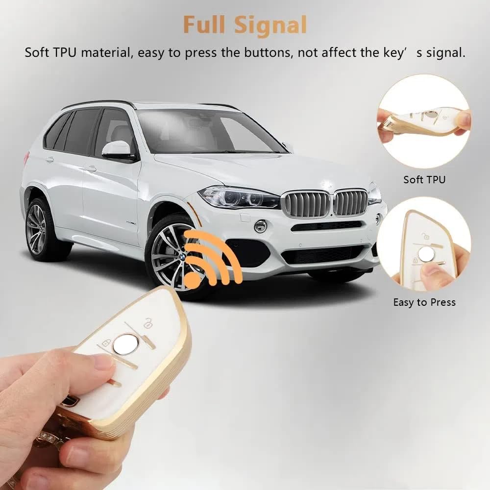 Pifoog Key Fob Cover For Bmw 3 4 5 6 7 8 Series X1 X2 X3 X4 X5 X6 X7 M3 M4 M5 M8 Accessories Tpu Car Keys Shell Case Bling Keych