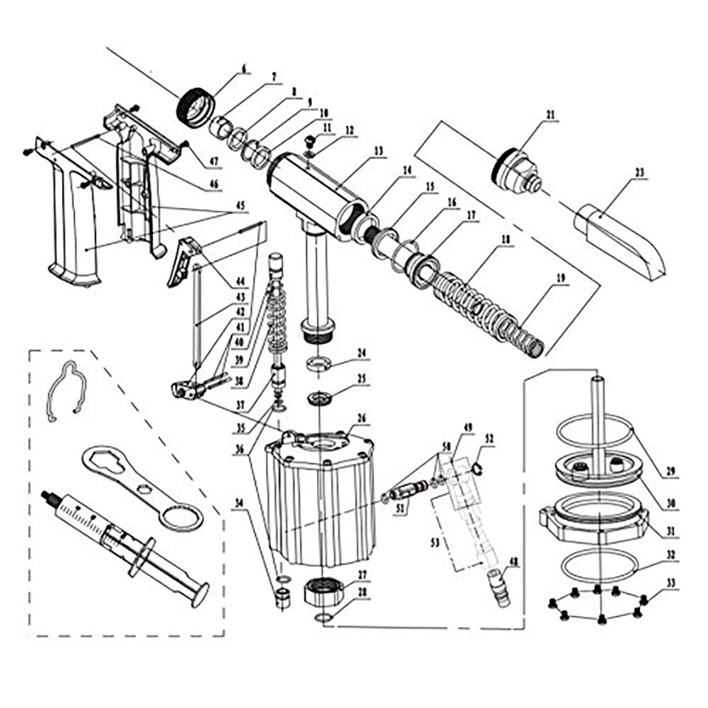 Reliable Air Tools Rat640 Basic Truck Cab Kit