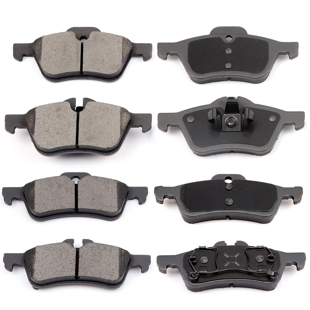 Eccpp D939-7841 D1060-7842 Front & Rear Ceramic Disc Brake Pad Set Fit For Mini Cooper 2002-2008