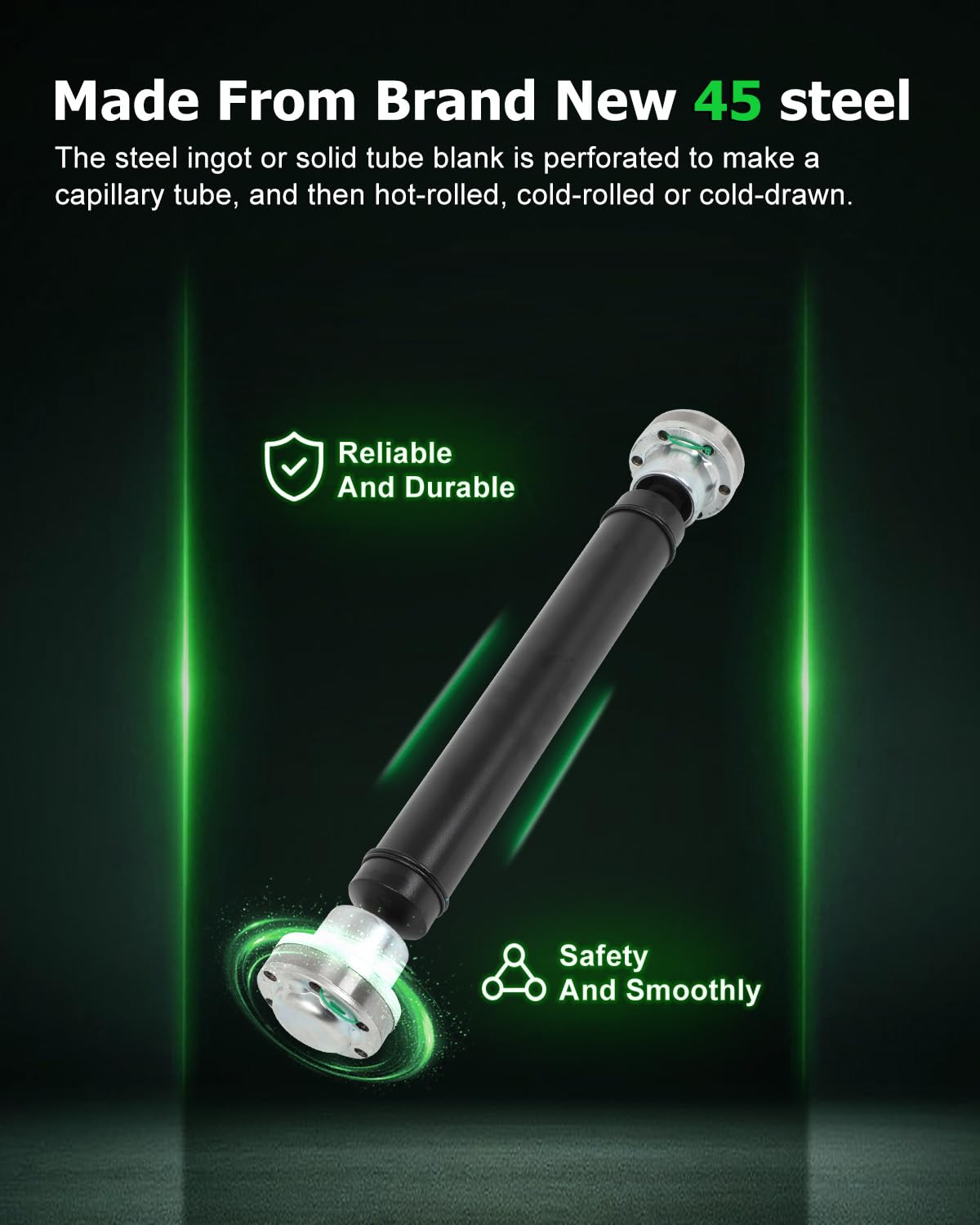 Scitoo?25.375''?Steel Front Driveshaft Assembly Drive Shaft Prop Shaft Compatible For Mercedes-Benz Gl450/Gl550/Gl63 Amg/Ml550/M