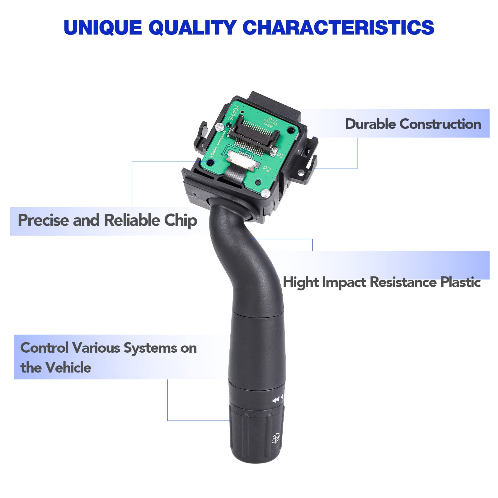 Windshield Wiper Switch Multi-Function Turn Signal Switch Replacement For 2011 2012 2013 Ford F150 F250 F350 F450 F550 Super Dut