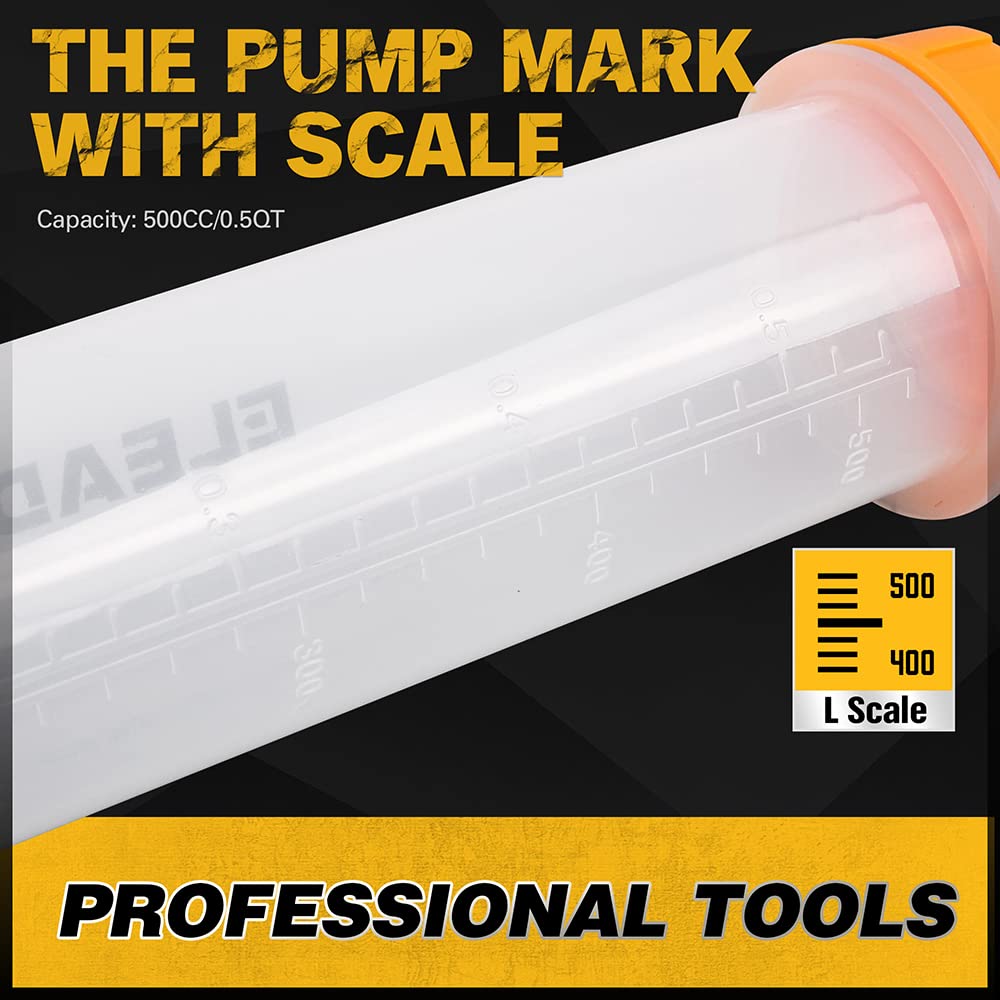 Elead 500Cc Oil Extractor Pump, Oil Transfer Pump, Fluid Extractor, Fluid Syringe Extractor, Car Vacuum Fuel Transfer, Siphon Pu