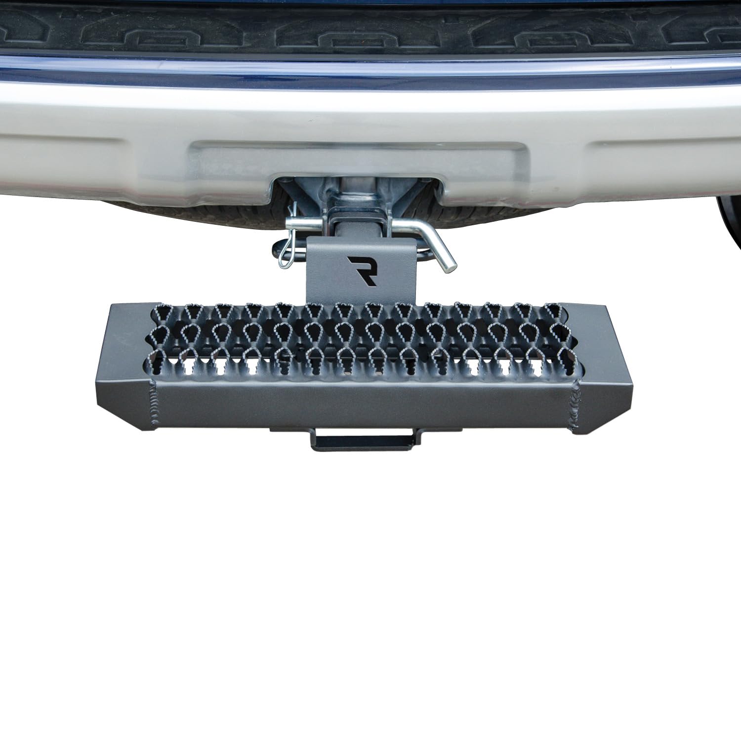 RealTruck Growler Hitch Step | Aluminum, 19 Long x 7 Wide, Textured Black | GHS2018-TX | Universal w/Standard 2 Hitch Receiver