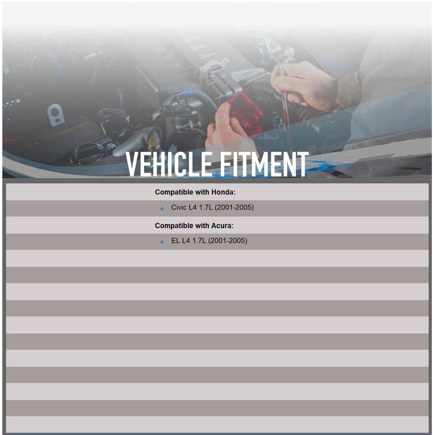 Oeg Parts New Alternator Compatible With Honda Civic 1.7L Dx Lx Ex Vp D17 2001 2002 2003 2004 2005, Acura El 1.7L 01-05 31100-Pl