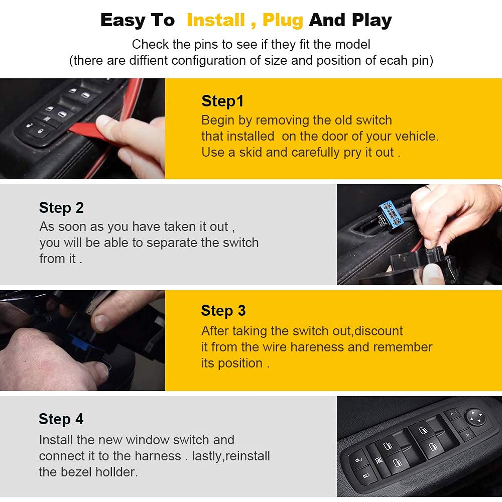 OCPTY Turn Signal Switch fits for Chevrolet 2003-2009 C6500 C7500 Kodiak Express 2001-20021500 2500 3500 2003-2009 for GMC C4500 C5500 C6500 C7500 TOPKICK for GMC 2001-2002 Savana 1500 2500 350