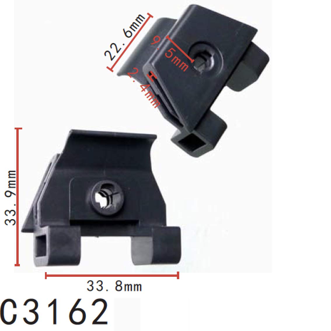 Autobahn88 Retainer Clip For Mud Guard, Compatible With Lexus Gs350 Toyota Avalon Camry (Oem: 5387906100, 5387930040) (Pack Of 2