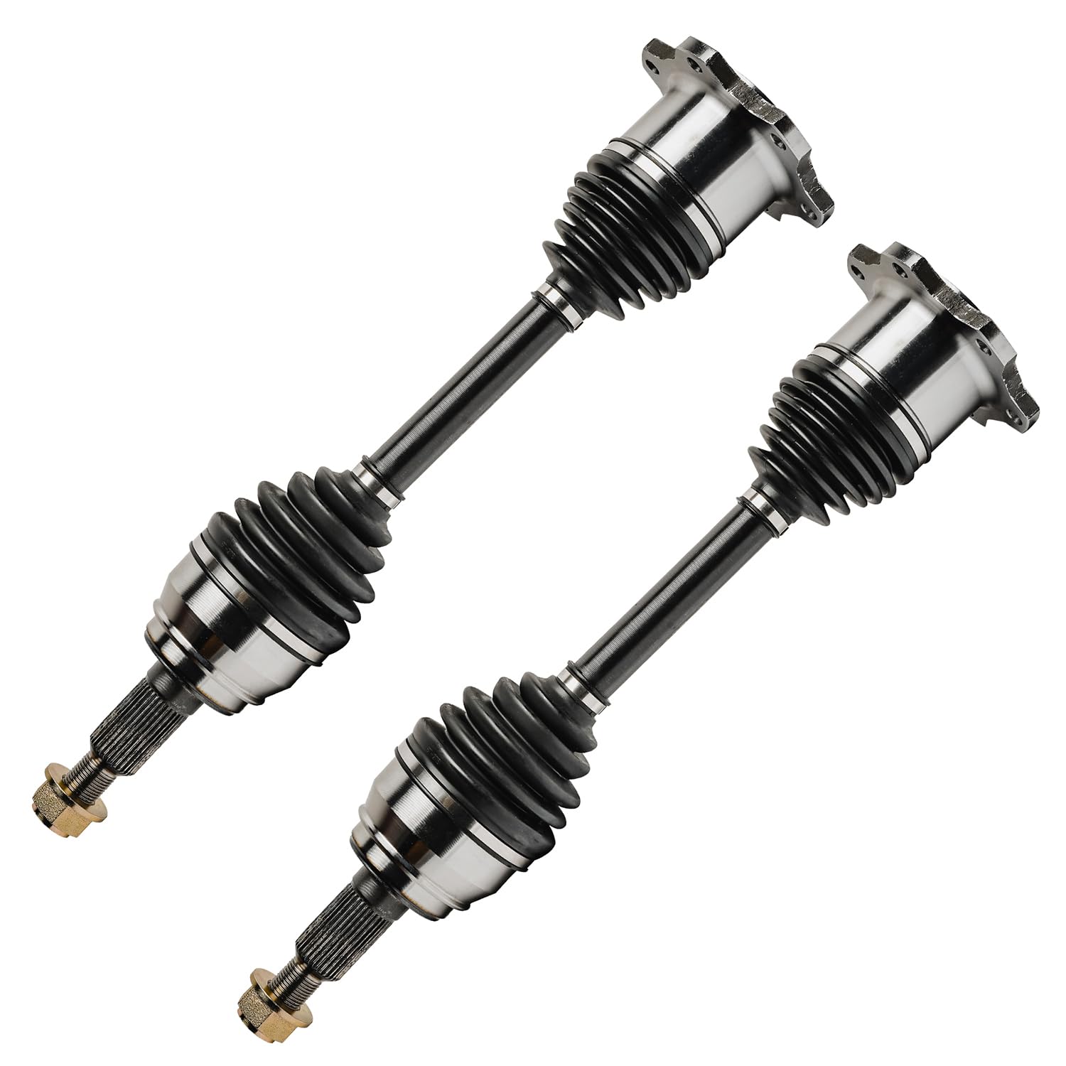 Detroit Axle - 4Wd Front Cv Axle Shafts For Chevy Gmc Silverado Sierra Suburban Yukon Xl 1500 Tahoe Avalanche Cadillac Escalade