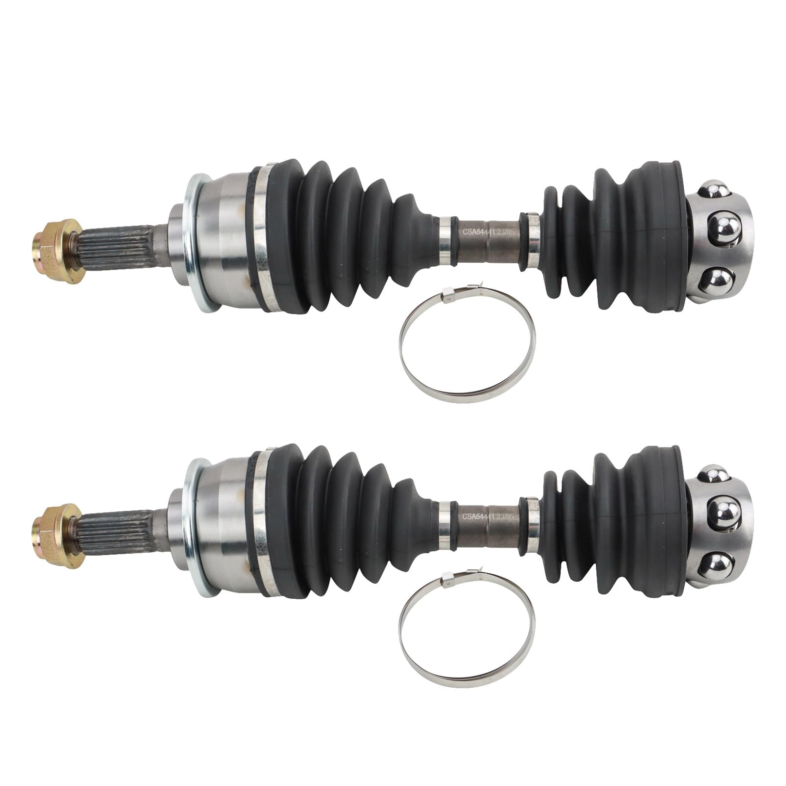 Trq Front Cv Axle Shaft Assembly Set Compatible With 2002 Honda Passport 2002-2004 Isuzu Axiom Rodeo 2002-2003 Rodeo Sport