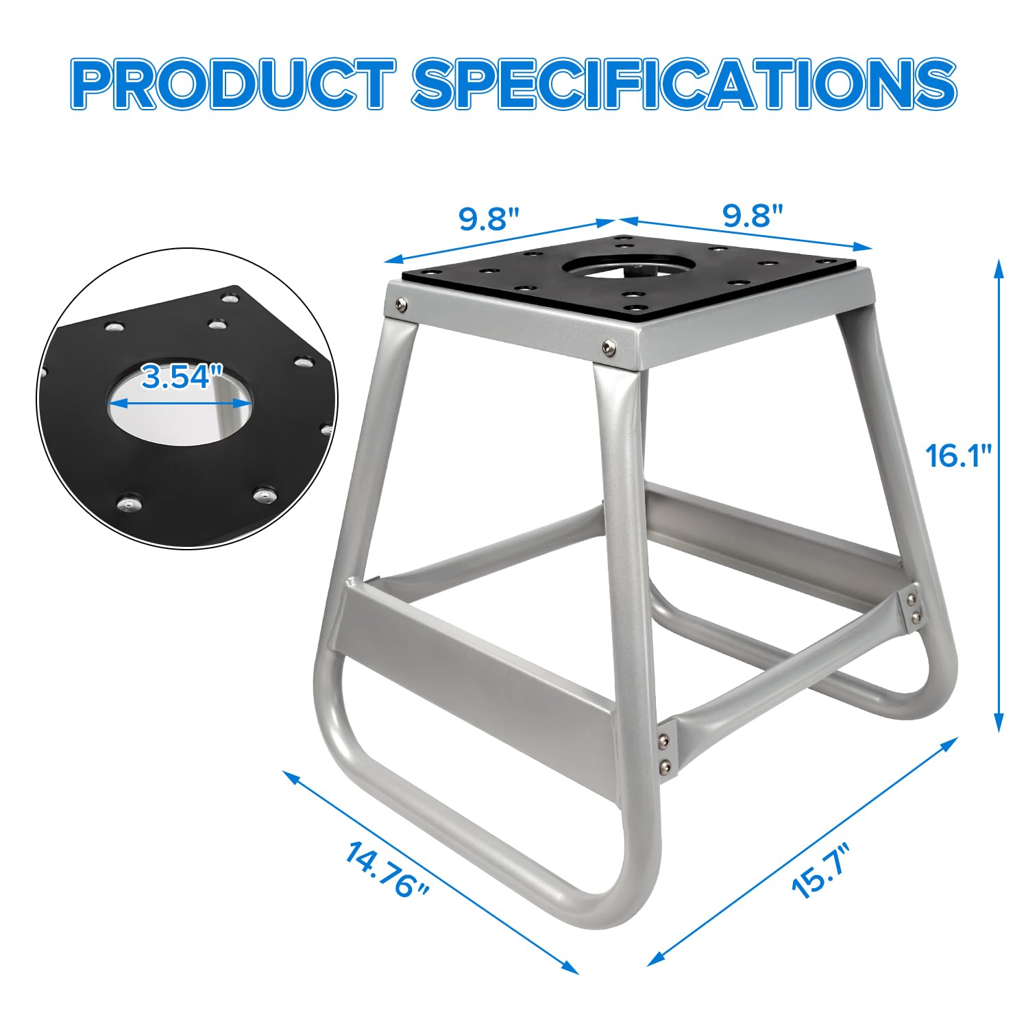 Donext Motorcycle Lift Stand Dirt Bike Stand Universal Panel Stand Moto Removable Maintenance Motocross Stand Hoist Lift Jack 11
