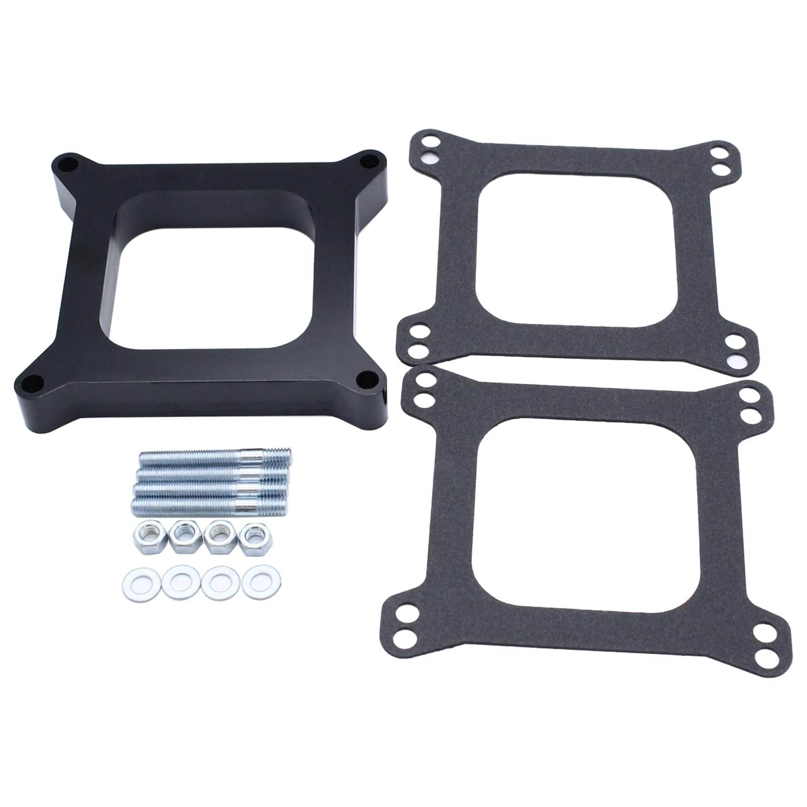 Carburetor Gasket 1 Open Phenolic Carburetor Spacer 4BBL Fits Holley Chevy Ford 350 SBC BBC BB SB