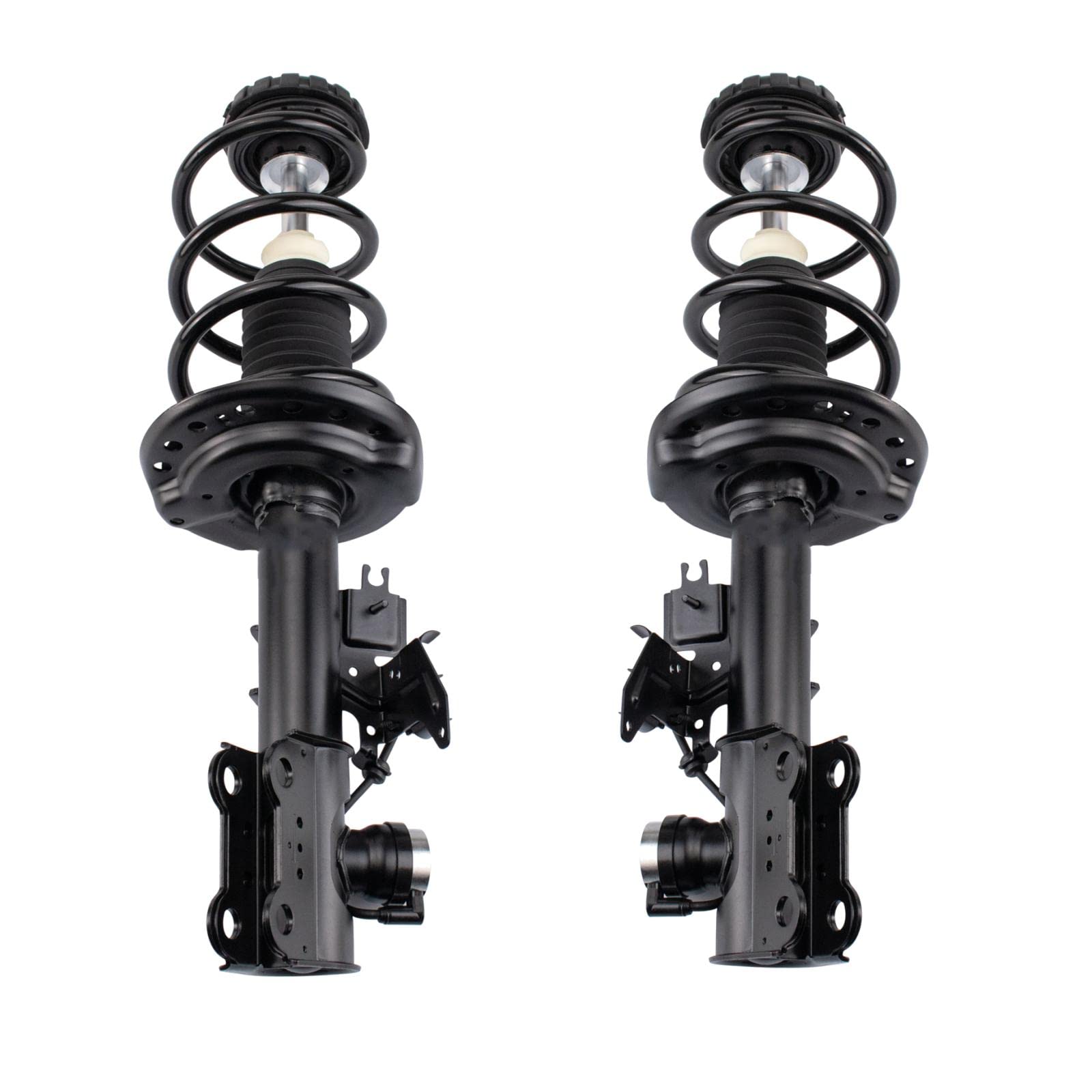 Trq Front Strut & Coil Spring Assembly Set Driver & Passenger Sides Compatible With 10-16 Cadillac Srx 11 Saab 9-4X