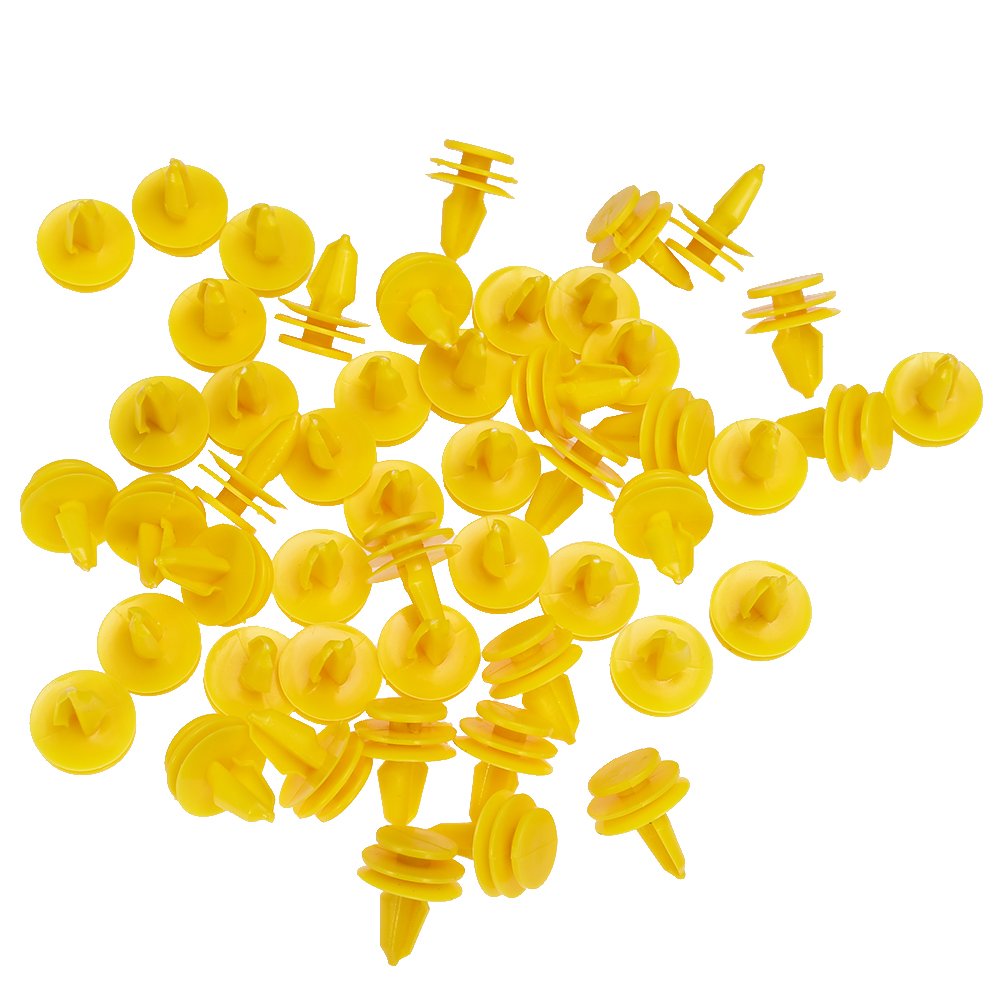 Saihisday Nylon Door Panel Fastener Clips for Grand Cherokee - Push Type Retainer - Pack of 50 - One Size