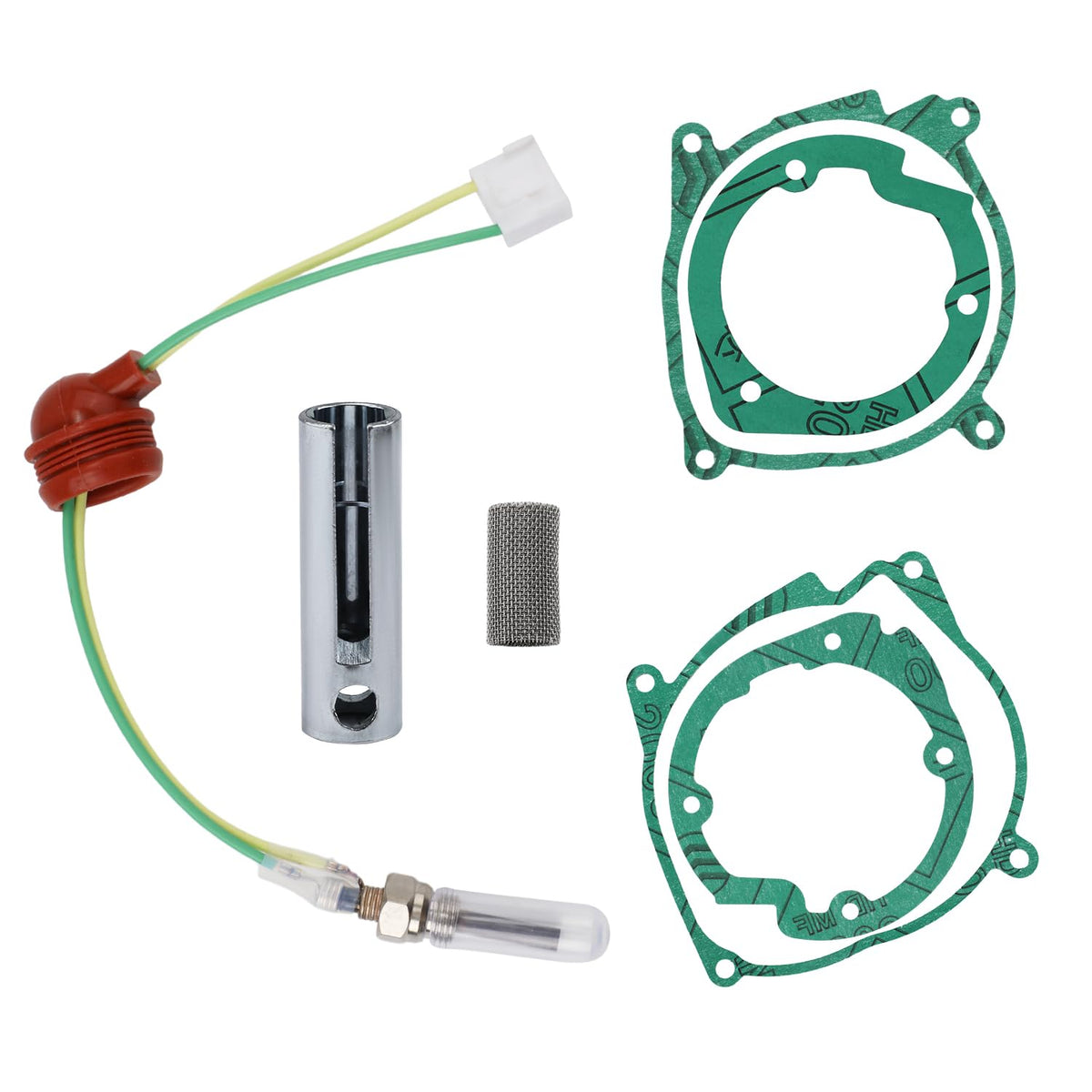 7Pcs 12V 2Kw 5Kw 8Kw Glow Plug Repair Kit, Chinese Diesel Parking Heater Gaskets Ceramic Glow Plug Heater Repair Parts Glow Igni