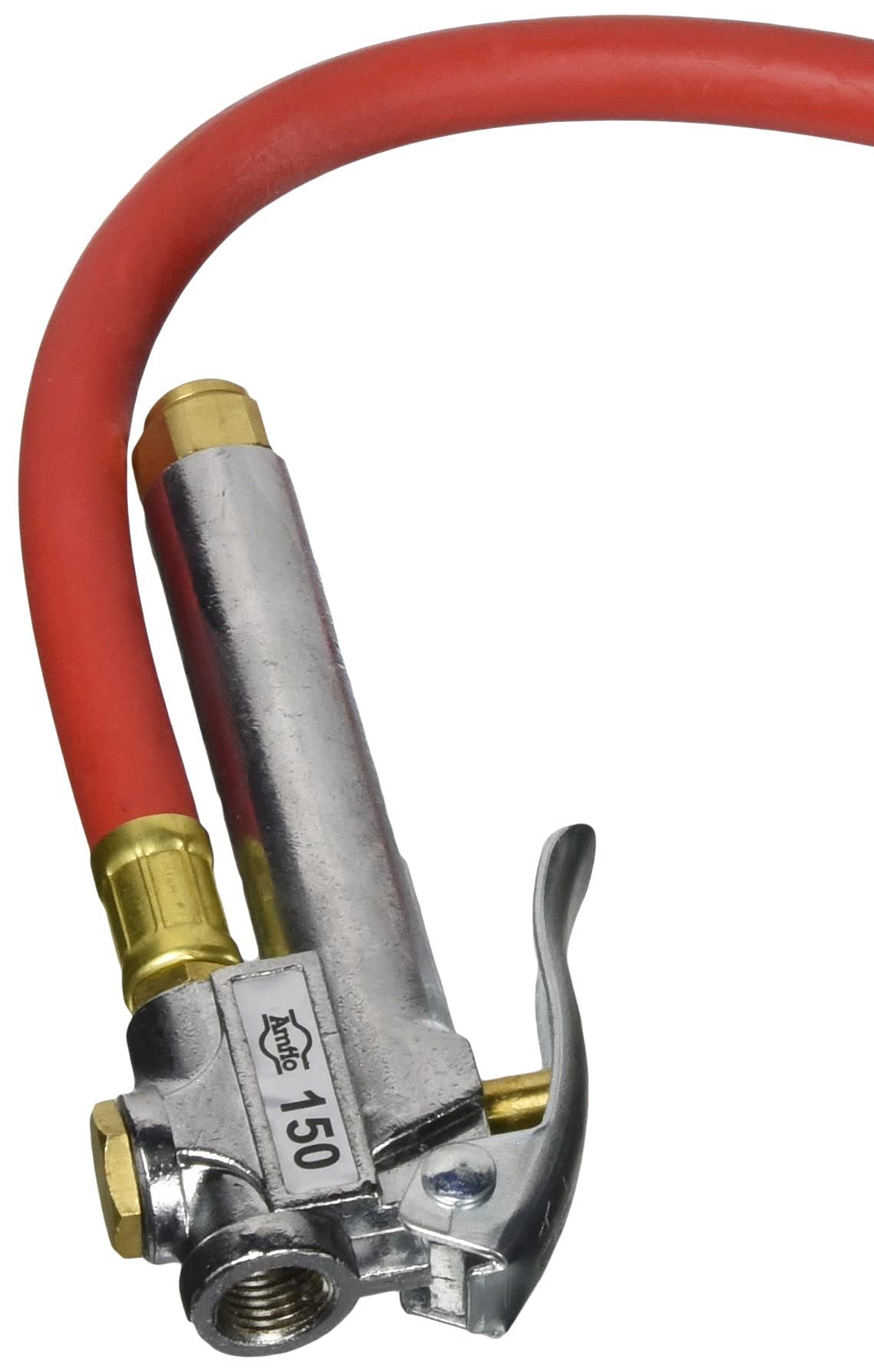 Amflo 150E-Ret Bayonet-Style Inflator Gauge With Straight-On Tapered Chuck
