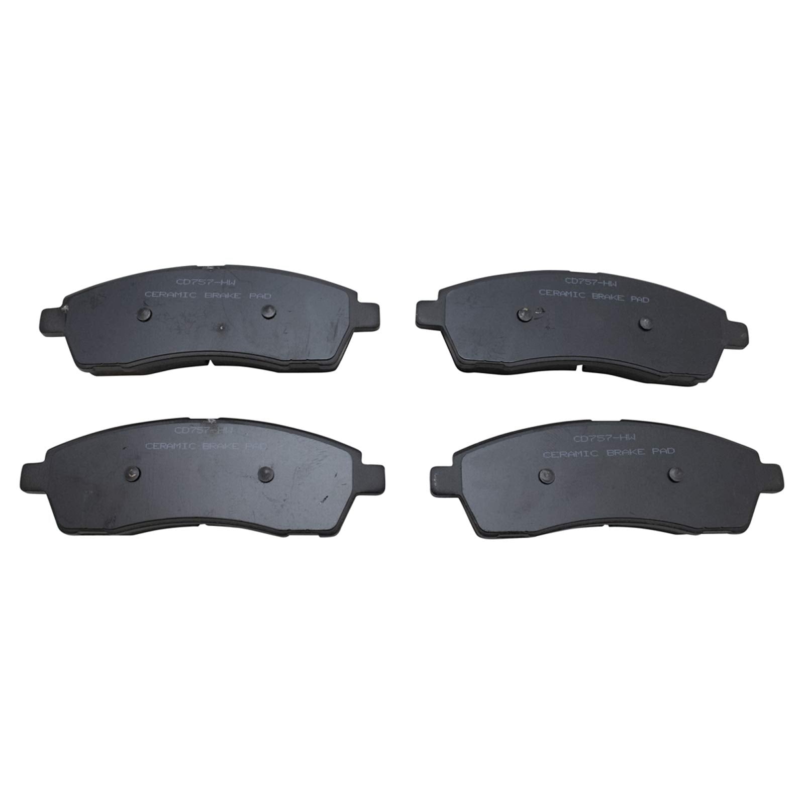 TRQ Rear Brake Pads Ceramic Compatible with 2000-2005 Ford Excursion 1999-2004 F-250 Super Duty F-350 Super Duty