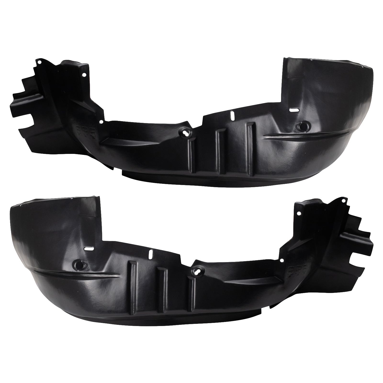 Trq Front Inner Fender Liner Set Compatible With 1997-2001 Jeep Cherokee Ch1248105 Ch1249105