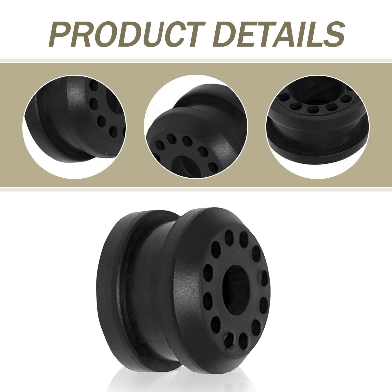 JawGrew 2 PCS Transmission Shift Linkage Grommet Bushing, Automotive Replacement Parts #68078974AA,68078975AA, Shift Linkage Rep