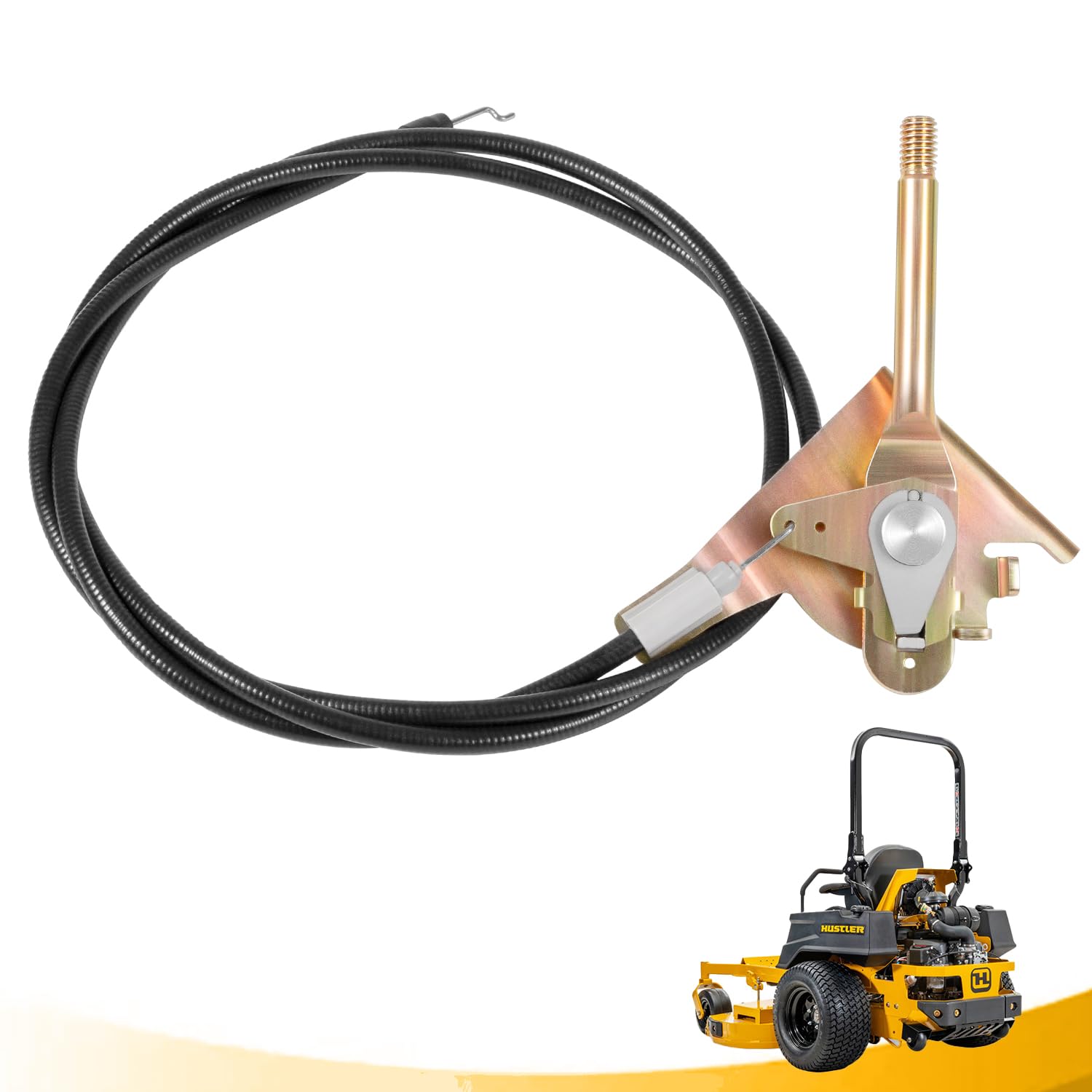 Zymurgoes 603409 Throttle Control Cable 60    Fits For Hustler Zero-Turn Mowers Compatible With Super Z, Super Z Hd, Rd Super Z 