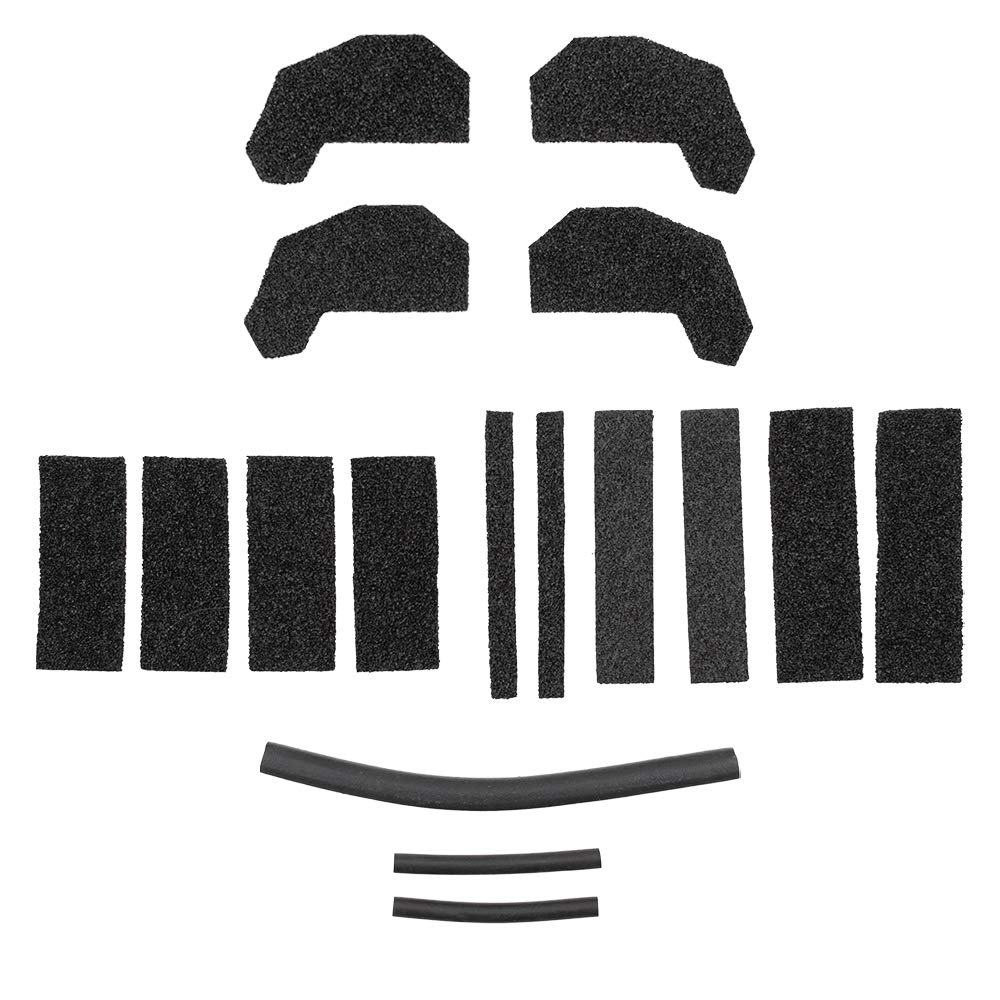 Brock Replacement 17 Piece Set Hard Top Removable Cover Seal Kit Foam Blocker Compatible With 2007-2017 Wrangler 2018 Wrangler J