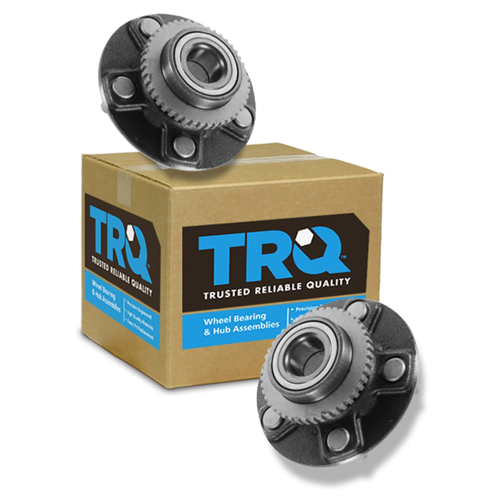 Trq Rear Wheel Hub Bearings Assembly Set Compatible With 1996-1999 Infiniti I30 1995-1999 Nissan Maxima
