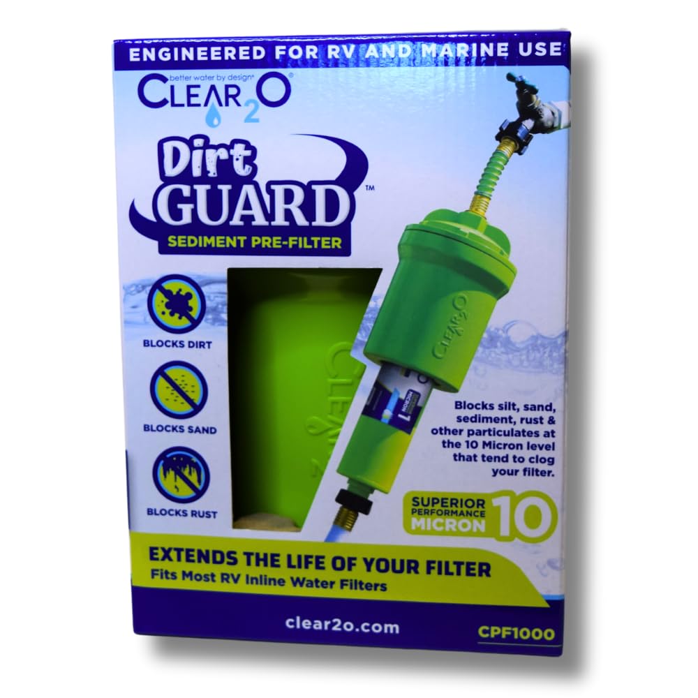 Clear2O® Dirtguard™ Sediment Pre-Filter Cpf1000 - Rv Water Filter - 10 Micron