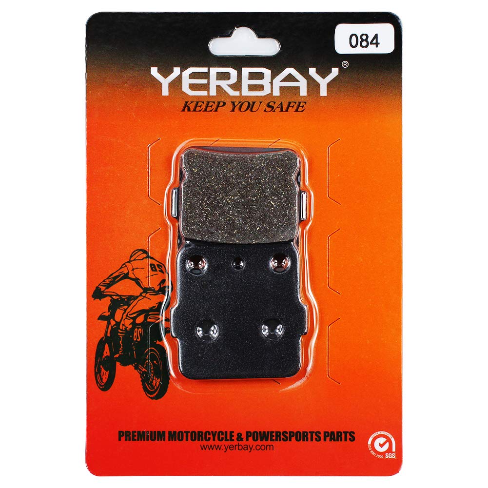 Yerbay Rear Brake Pads For Yamaha Warrior 350 Yfm350X 1987-2004/Banshee 350 Yfz350 1987-2009/Wolverine 350 Yfm 350 1995-2004/Blaster 200 Yfs 200 2003-2006/Raptor 250 Yfm 250 2008-2009