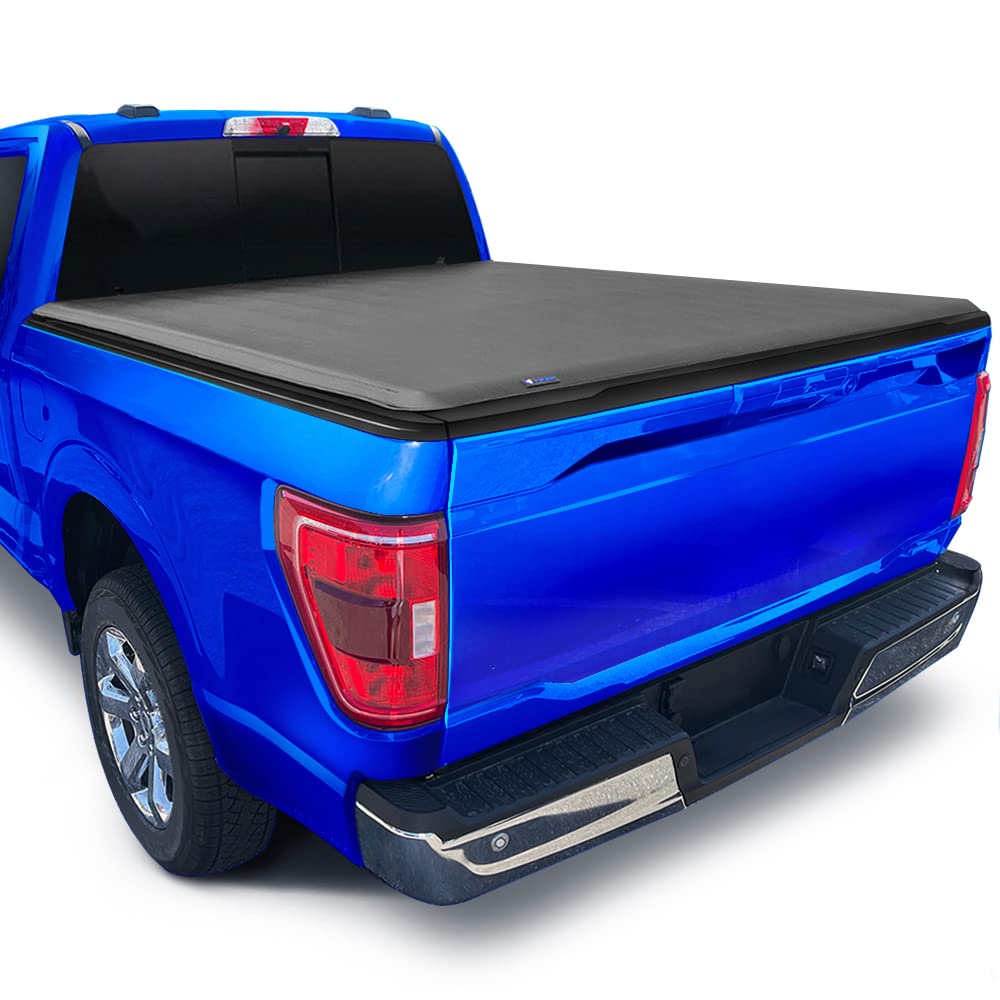 Tyger Auto T3 Soft Tri-Fold Truck Bed Tonneau Cover Compatible With 2015-2020 Ford F-150 | Styleside 5.5' Bed | Tg-Bc3F1041