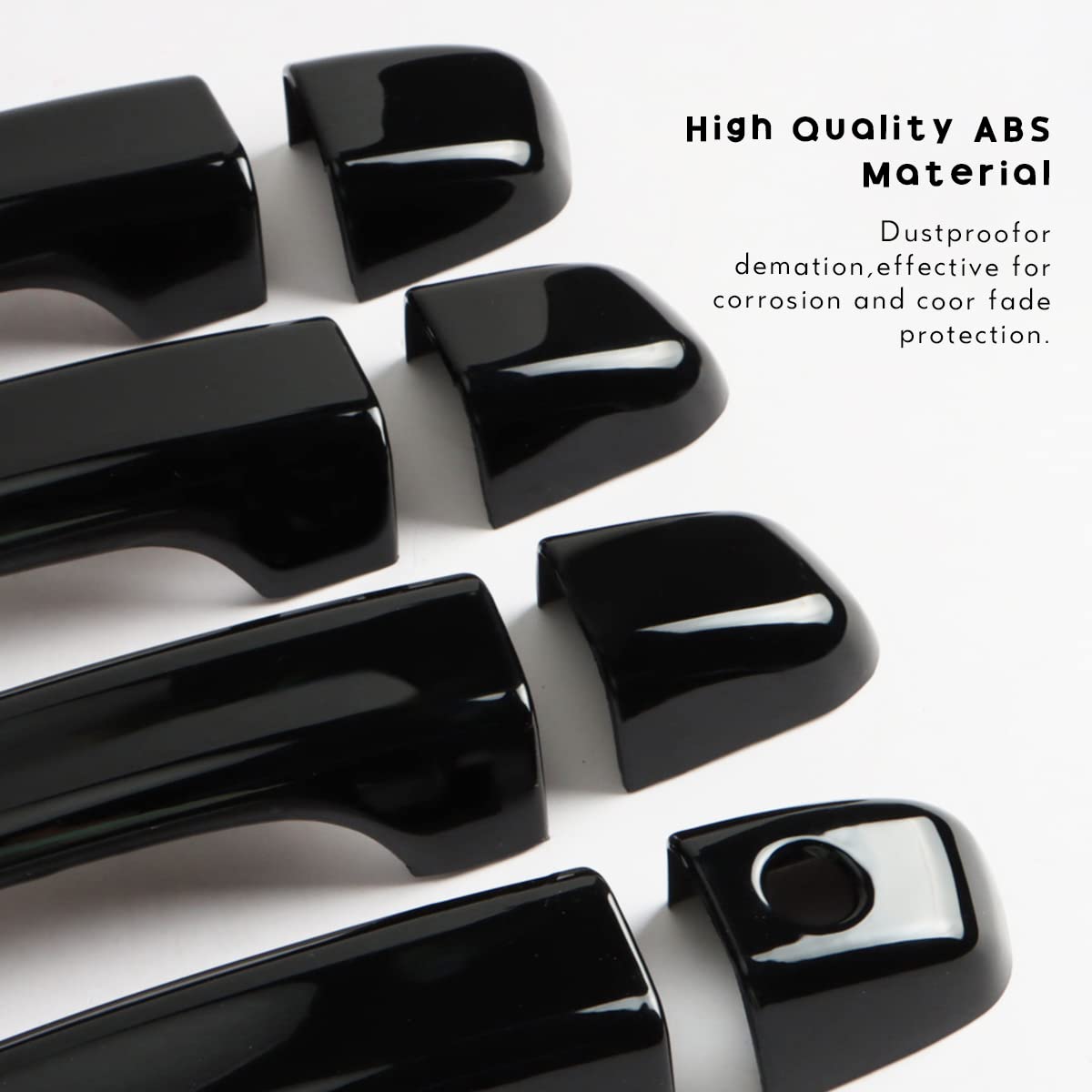 Dloveg Car Door Handle Cover Compatible For 2018 2019 2020 2021 2022 Honda Accord Accessories Black Door Handle Protector (Witho