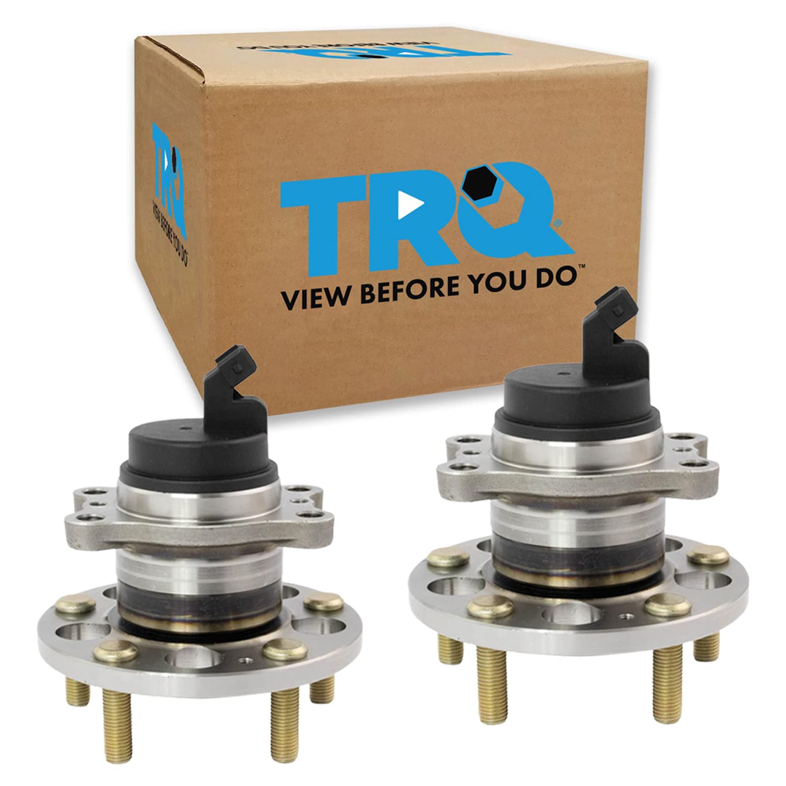 Trq Rear Wheel Hub Bearings Assembly Set Compatible With 2014-2019 Kia Soul 2015-2019 Soul Ev