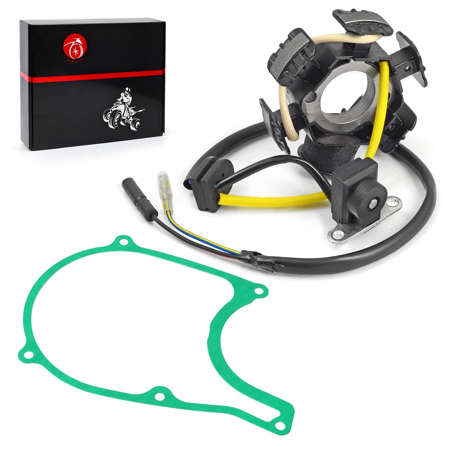 Stator Coil Gasket For Honda Xr100 Xr100R Crf100 Crf100F 1992-2013 11394-Kn4-750 31120-Kn4-751