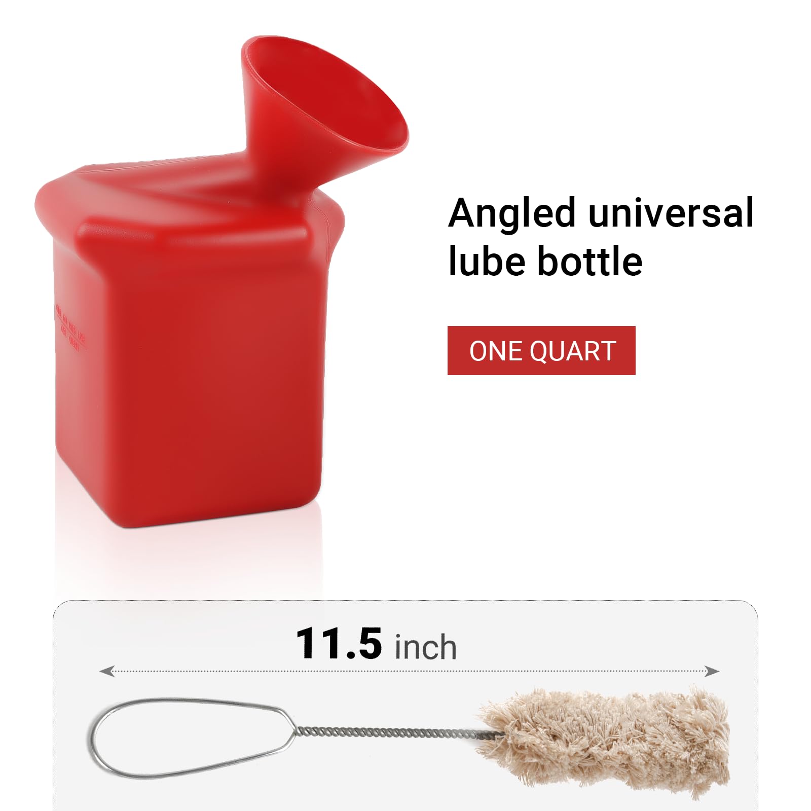 Calvana Ultra-Durable Angled Tire Lube Bucket Kit with 3 Lube Swabs for Coats Center Post Changers with Premium Lube Swabs - 11.