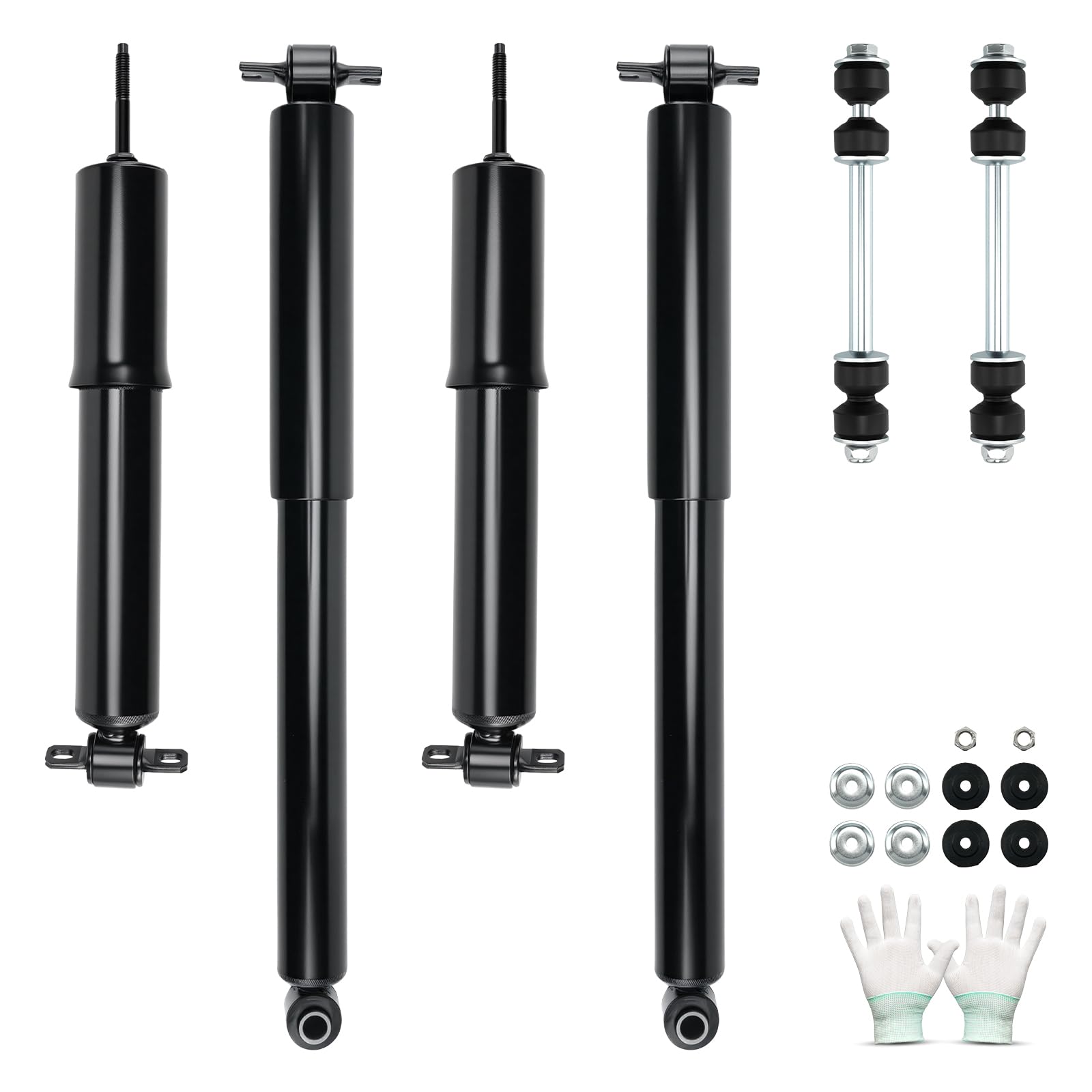 KAX Front/Rear Struts and Sway Bar Links kits Compatible with 2003-2010 Express 2500 2003-2010 Express 3500 4.8L/6.0L 2003-2010 