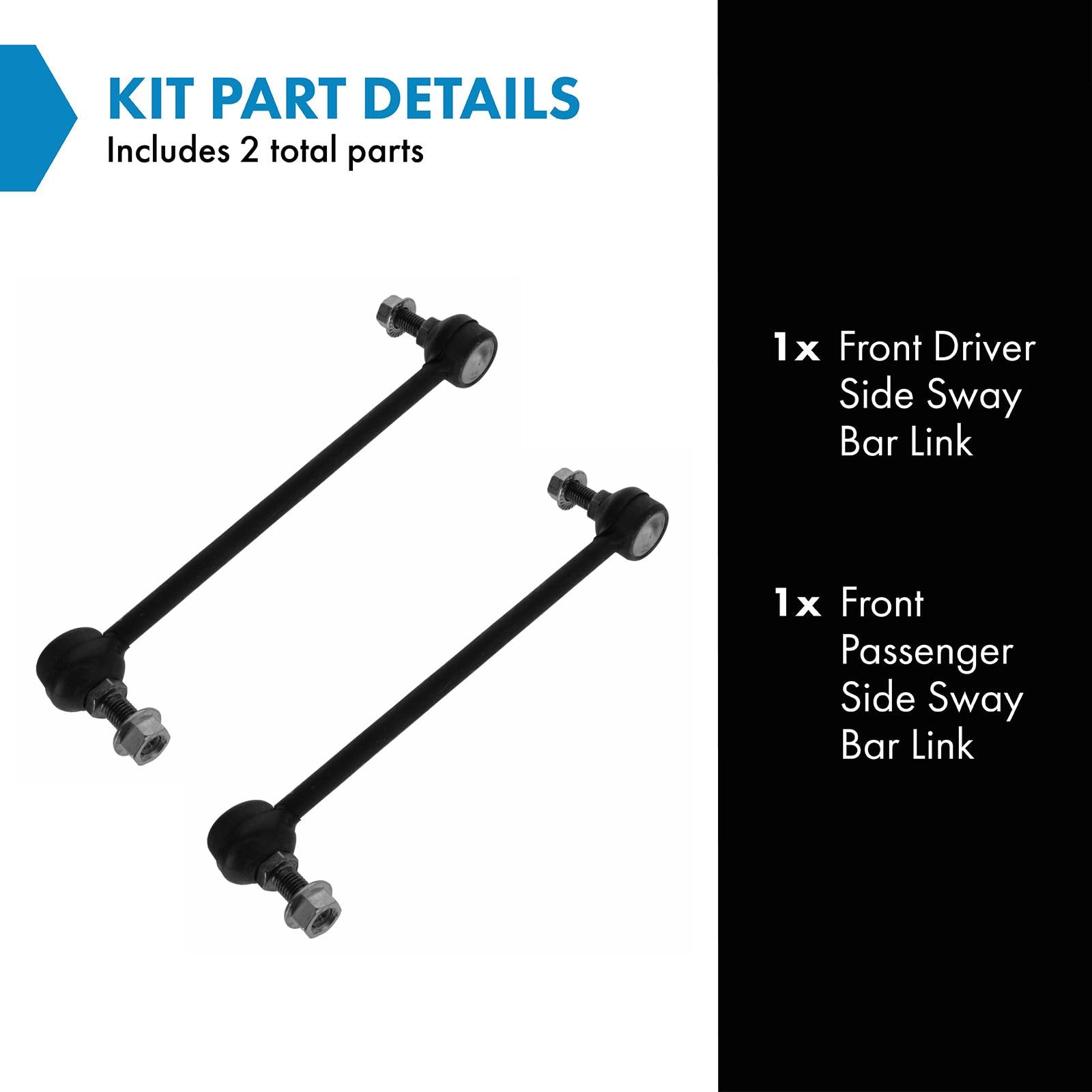 Trq Front Sway Bar End Link Kit Pair Set For Camry Avalon Rx330