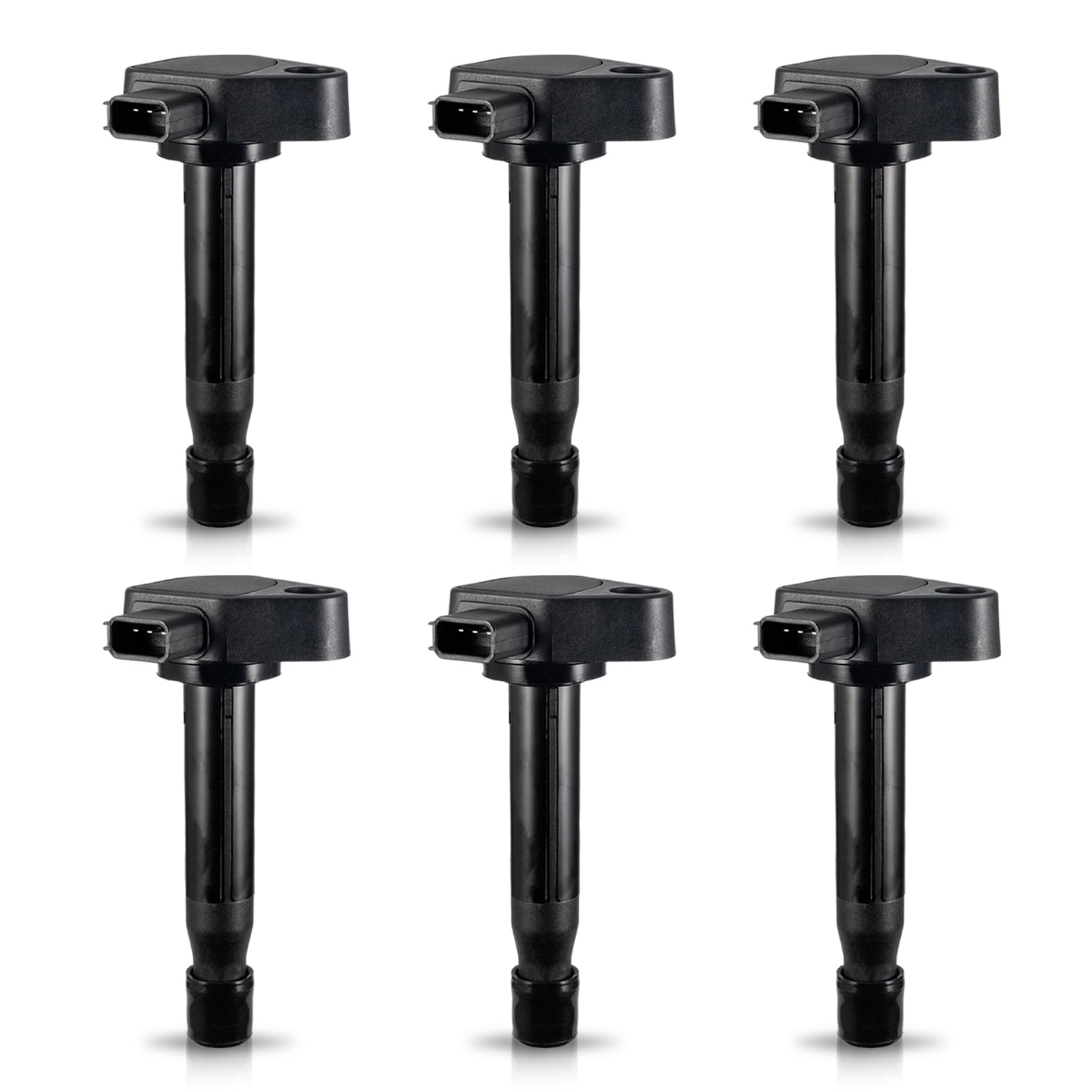Ena Set Of 6 Ignition Coil Pack 3.0L 3.2L 3.5L Compatible With Acura Honda 2001 2002 2003 2004 2005 2006 2007 2008 Accord 2009 2010 Odyssey Cl Rl Tl 3.0L 3.2L 3.5L Coils For Uf242 C1221 30520P8Ea01