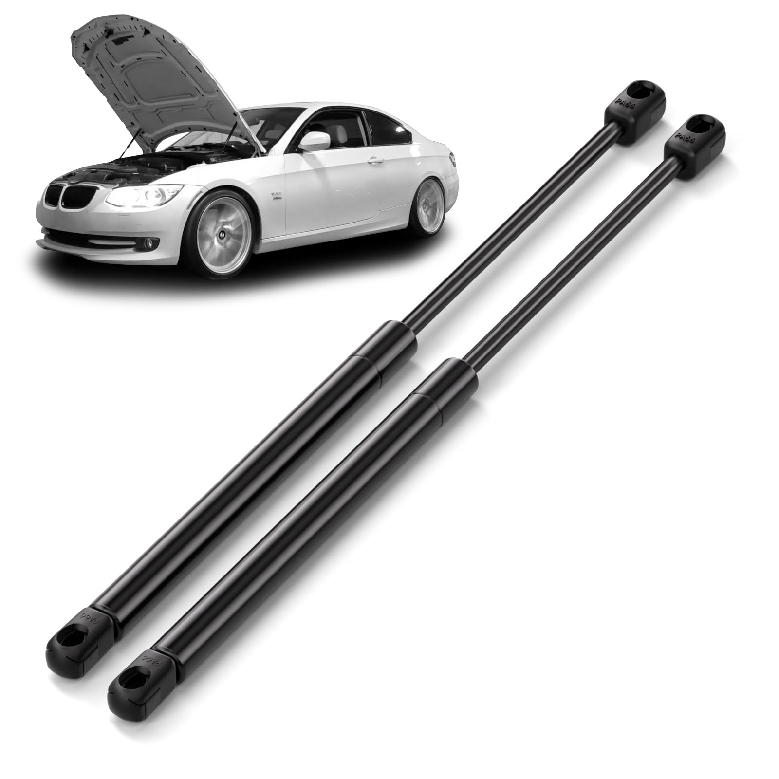 Arana Front Hood Struts Lift Support For 2006-2011 Bmw 3-Series E90 E91 323I 325I 328I 330I 335I 335D, 2006-2008 Bmw 325Xi 328Xi
