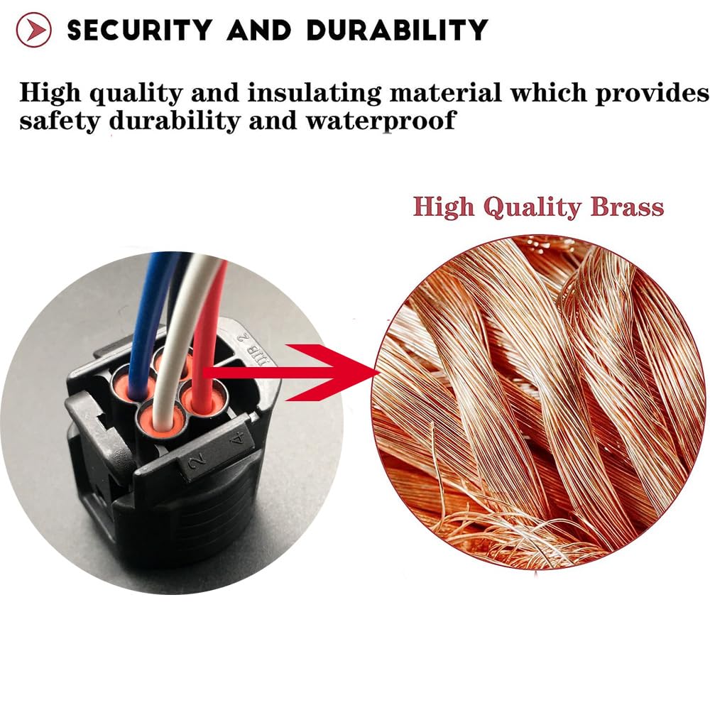 Alternator Regulator Wire Harness Plug/Pigtail Compatible With Toyota Lexus 2003-2018 (4-Pin)