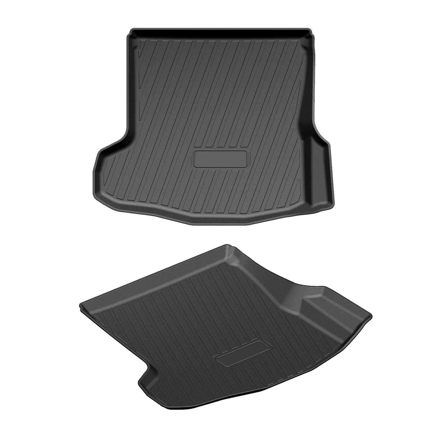 Powerty Trunk Mat For 2019-2024 2025 Mazda 3 Sedan Accessories All Weather Tpo Rear Cargo Liner(Not For Hatchback)