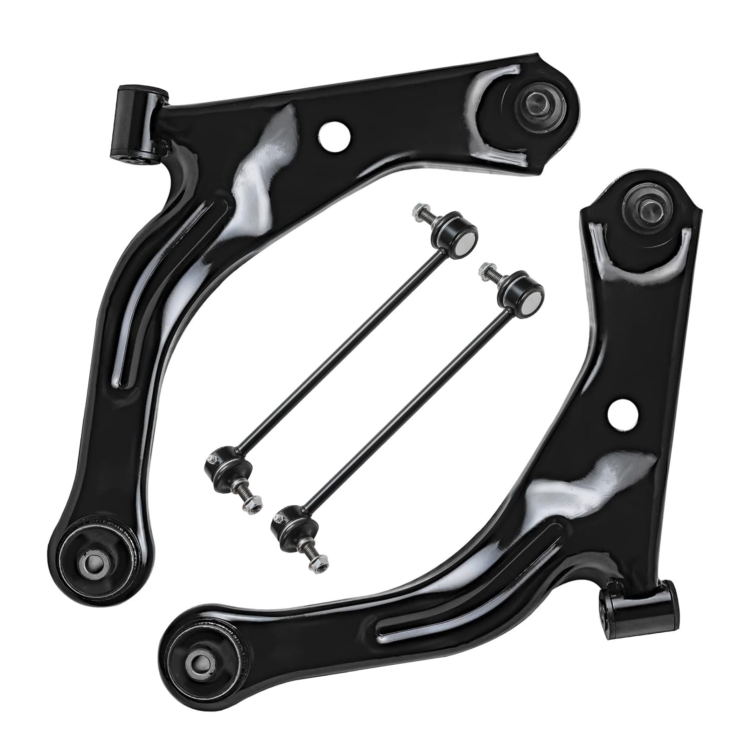Detroit Axle - Front End 4pc Suspension Kit for 05-12 Ford Escape Mazda Tribute Mercury Mariner 2 Lower Control Arms w/Ball Join