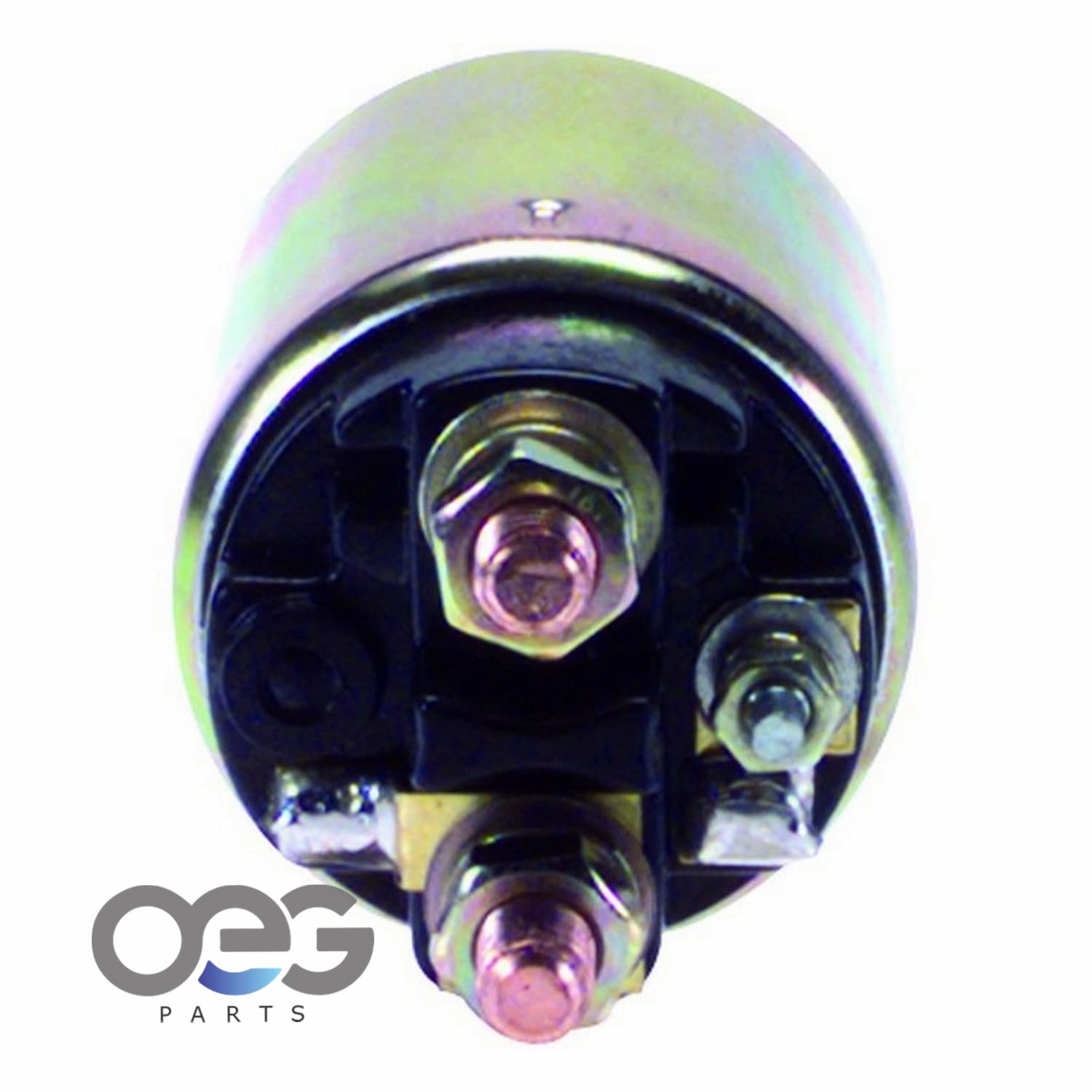 New 12V Starter Solenoid Compatible With Chevy Silverado & Gmc Sierra Trucks & Vans 6.0 6.2 3-Terminal 10465459, 10465462, 10465463, 10465519, 10465523, 10465525