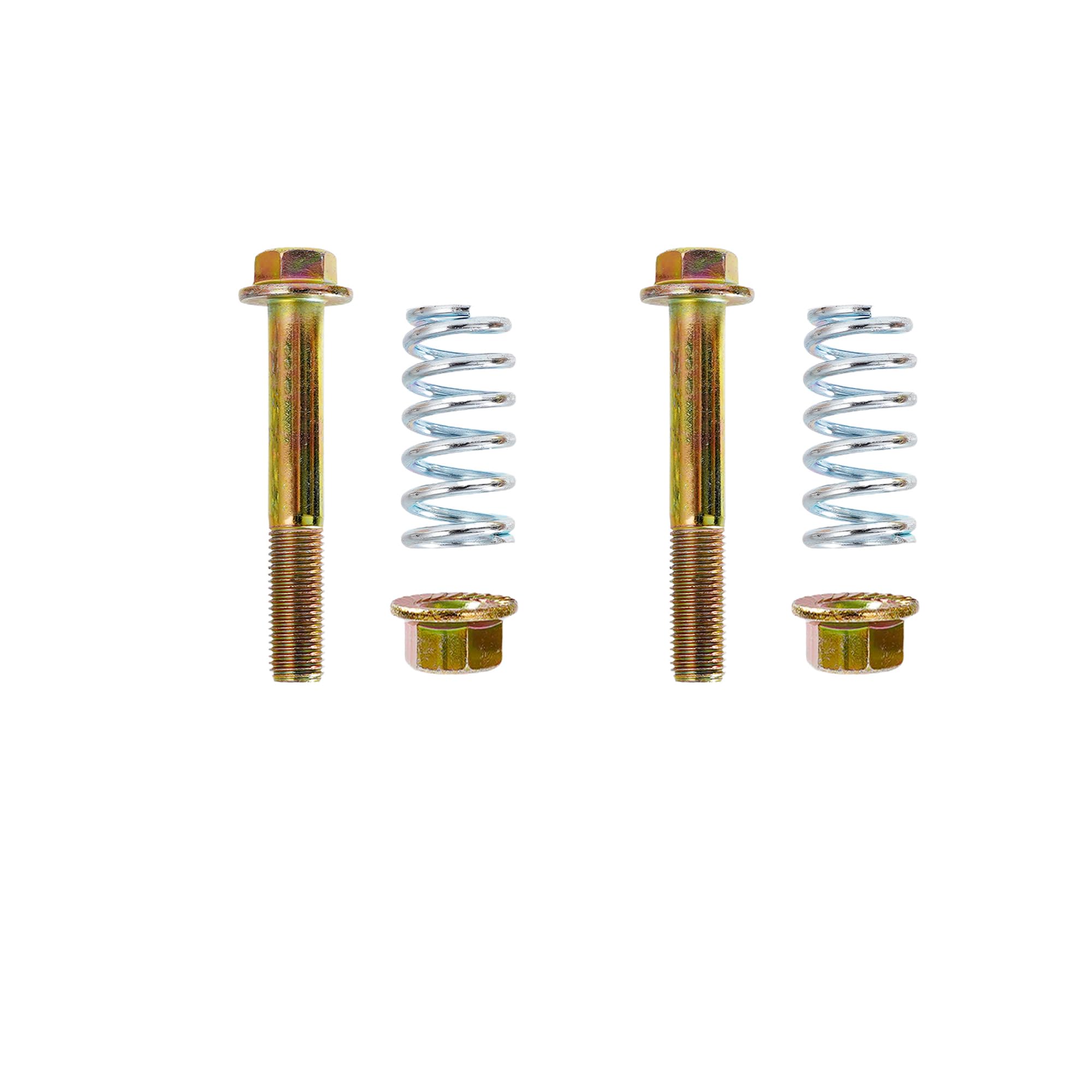 Rwraps 2-Pack Exhaust Bolt And Spring M10-1.5X67Mm Exhaust Spring Bolt & Nut Harware Kit