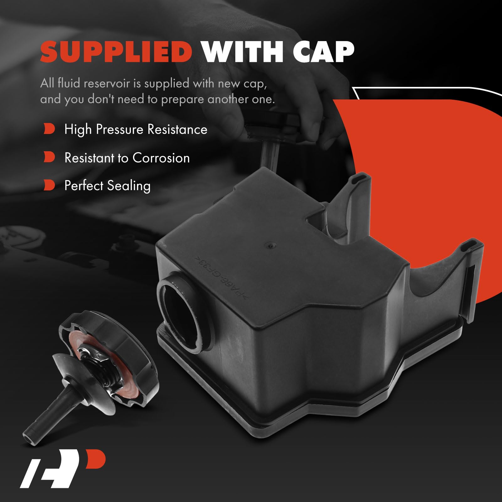 A-Premium Power Steering Reservoir/Tank With Cap Compatible With Chevrolet Camaro 1998-2002 & Pontiac Firebird 1998-2002, Ls1 V8