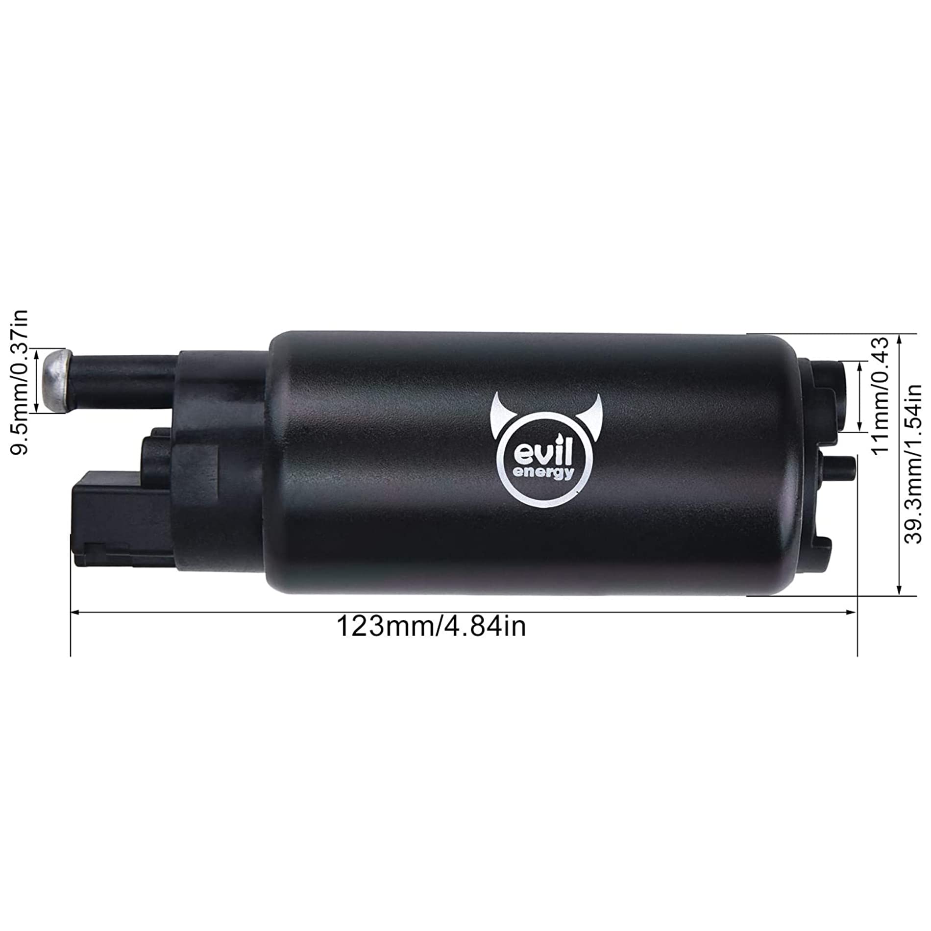 EVIL ENERGY EFI 255LPH Electric Intank Fuel Pump High Flow 43PSI Kit