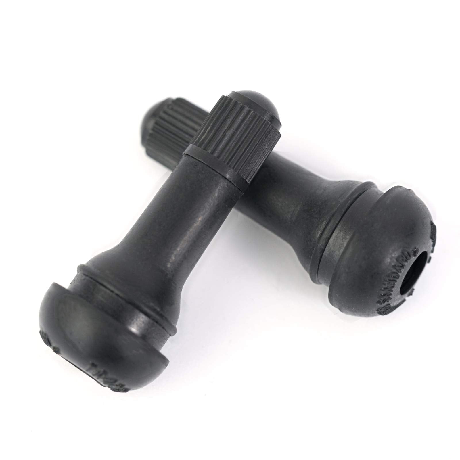 Aoerzn 8Pcs Premium Tr413 Tubeless Tire Valve Stems, Black Rubber Snap-In Tire Valve Stem, Universal For Tubeless 0.453 Inches 1